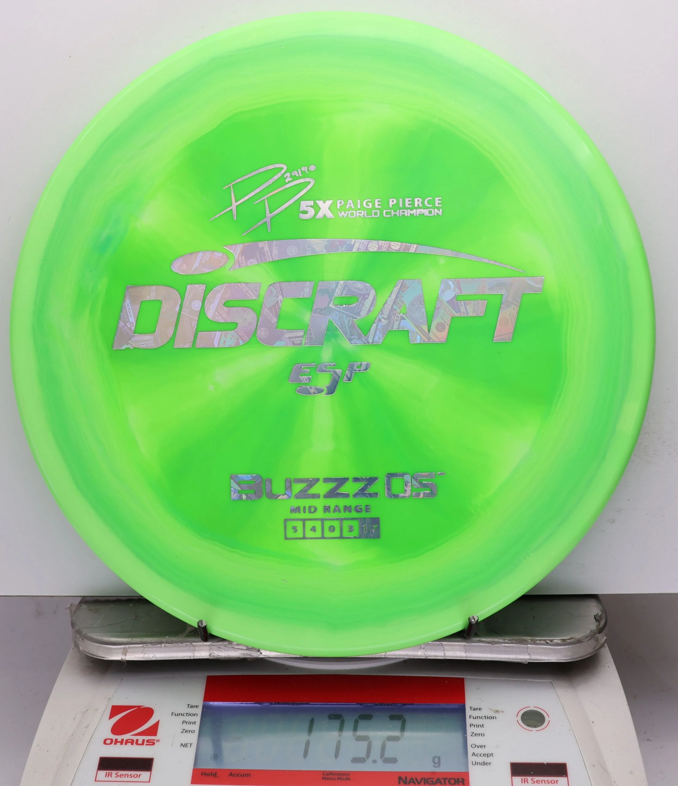 1070572 ESP Buzzz OS, Paige Pierce 5X - #483 NGreen, 175