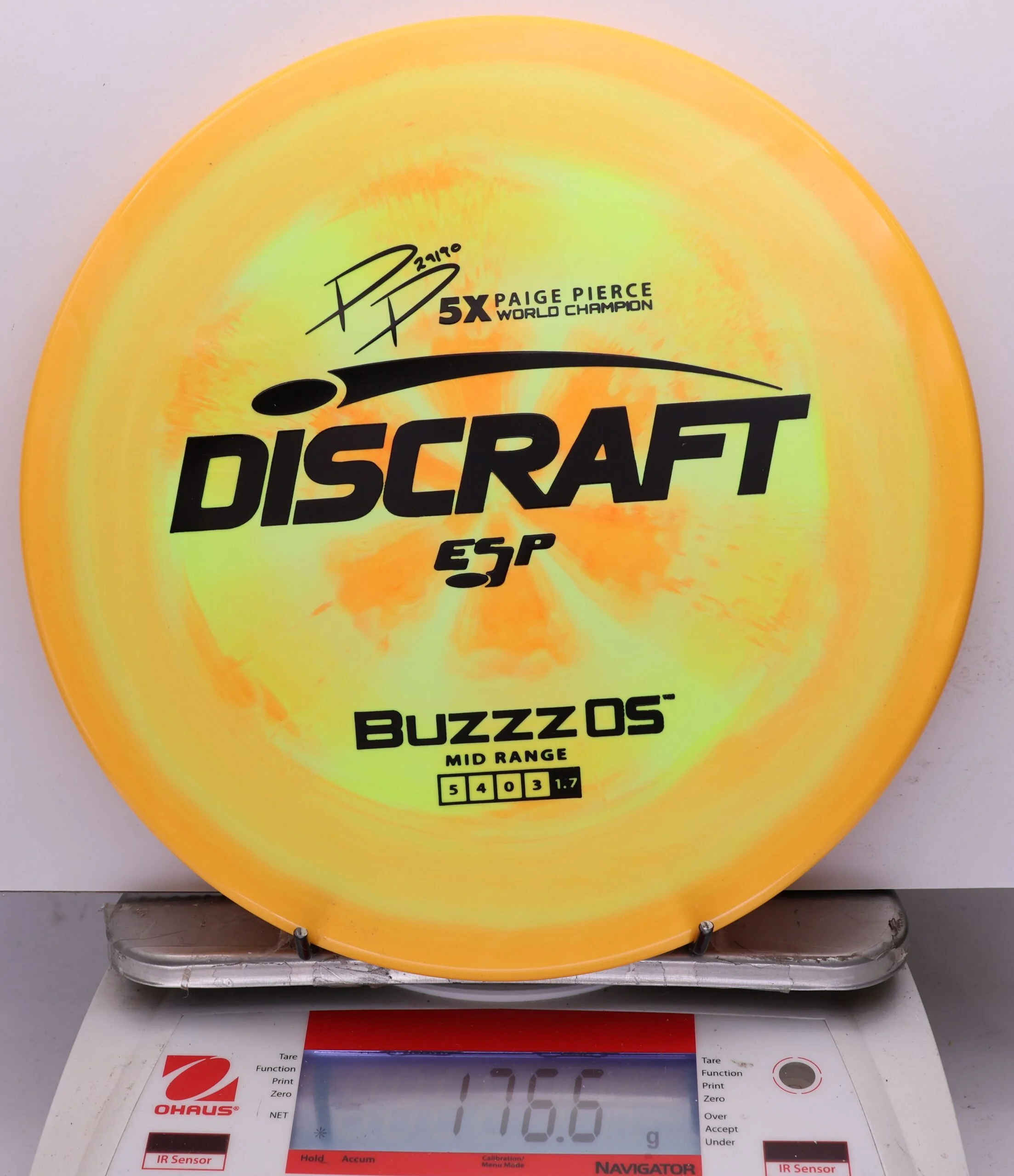 1070599 ESP Buzzz OS, Paige Pierce 5X - #485 OrangeYellow, 177