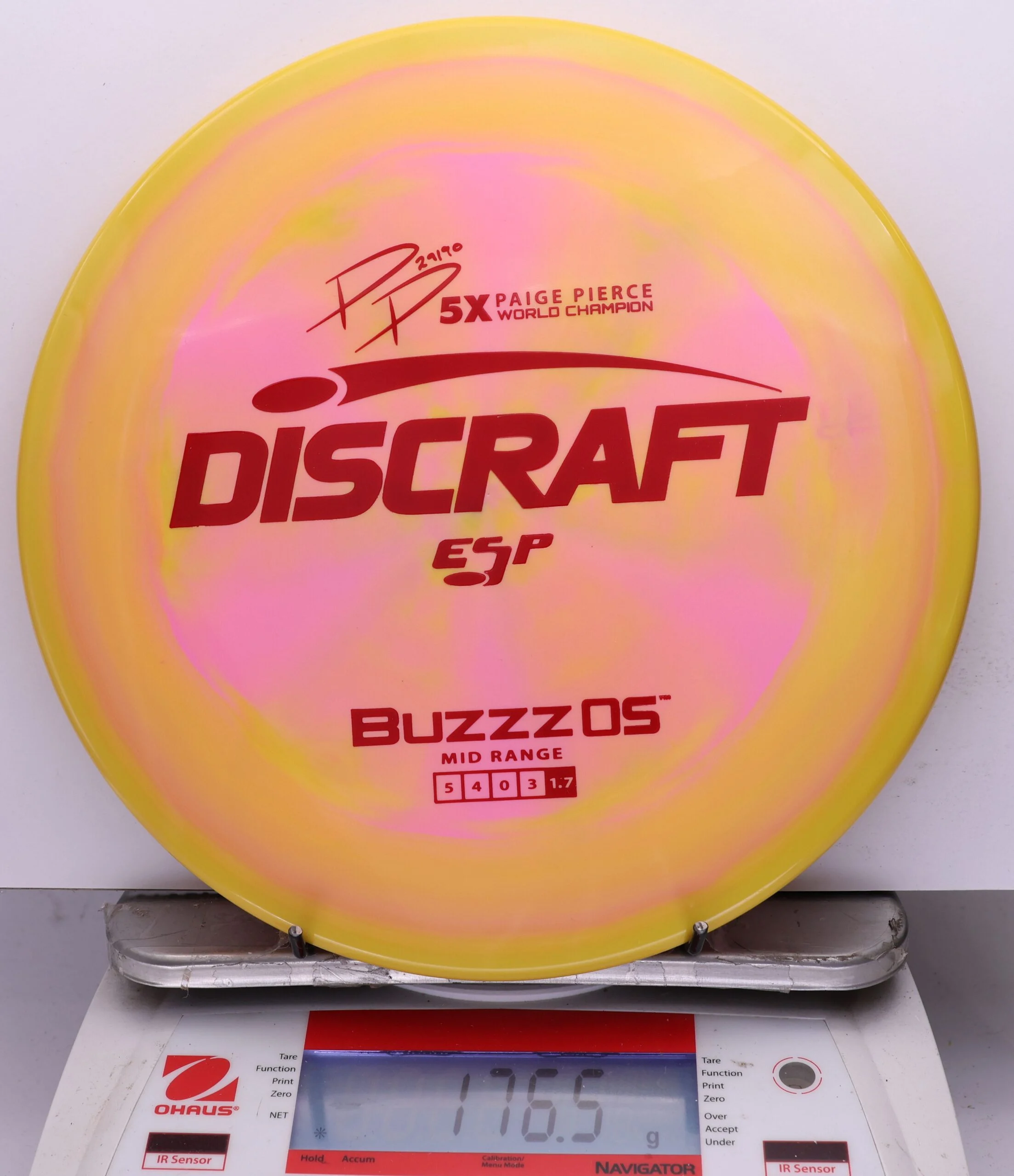 1070603 ESP Buzzz OS, Paige Pierce 5X - #489 YellowPink, 177