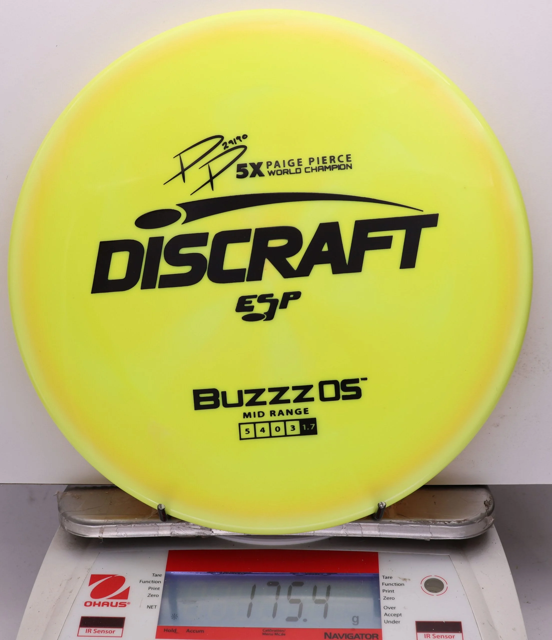 1070632 ESP Buzzz OS, Paige Pierce 5X - #493 Yellow, 175