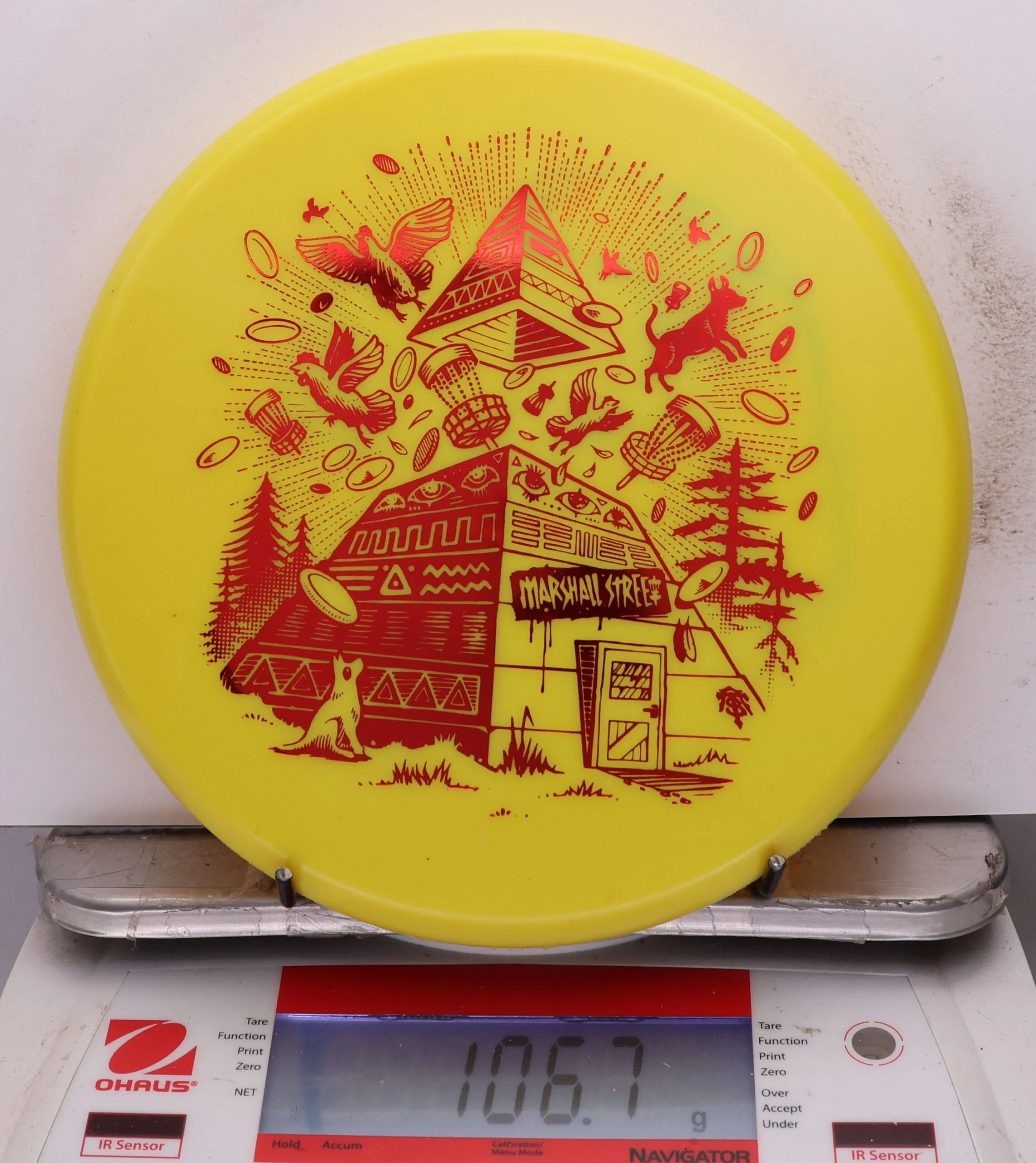 1071889 Premium Lil Wizard, Pyramids Explosion Stamp - #06 Yellow, 107