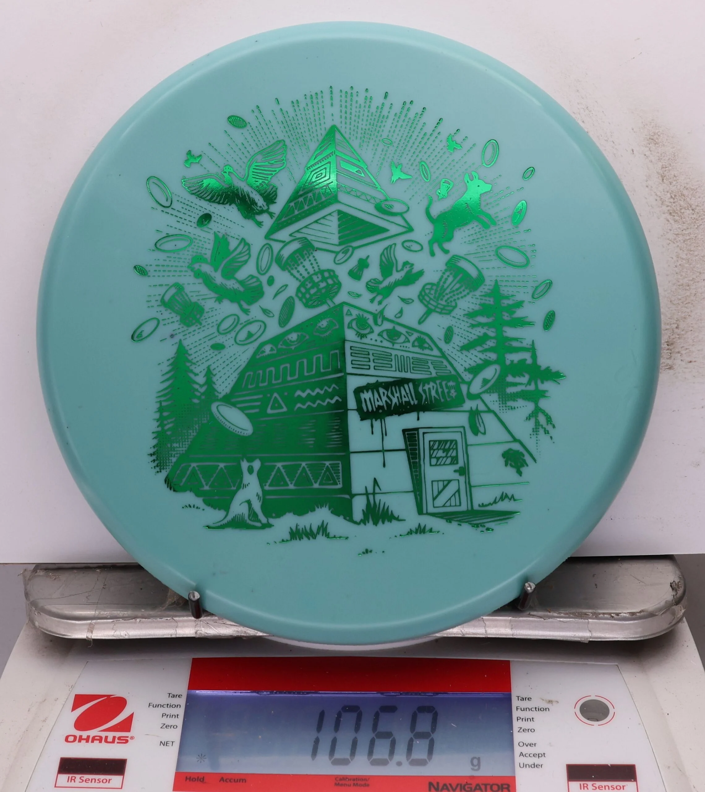 1071977 Premium Lil Wizard, Pyramids Explosion Stamp - #16 Teal, 107