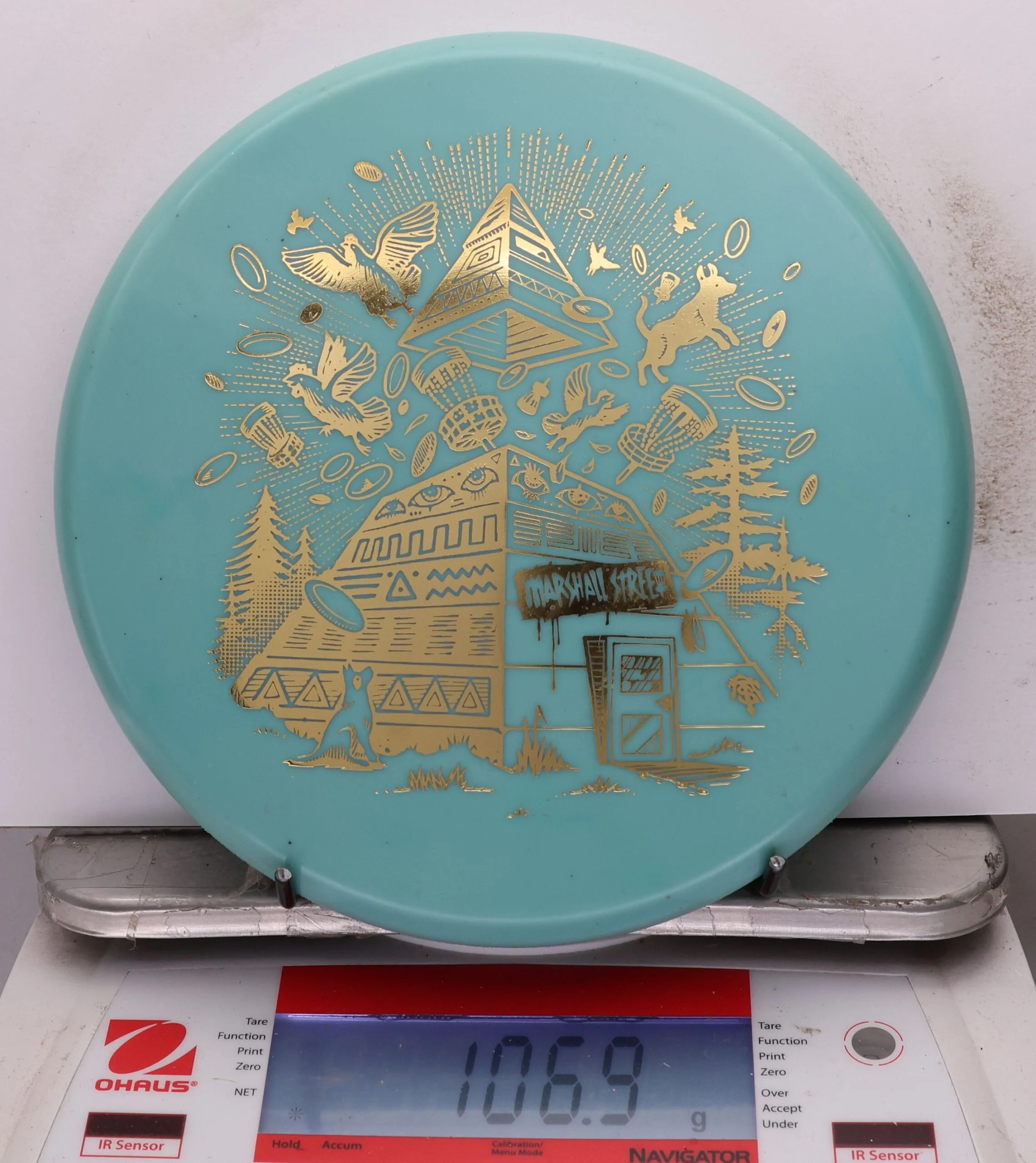 1072017 Premium Lil Wizard, Pyramids Explosion Stamp - #17 Teal, 107