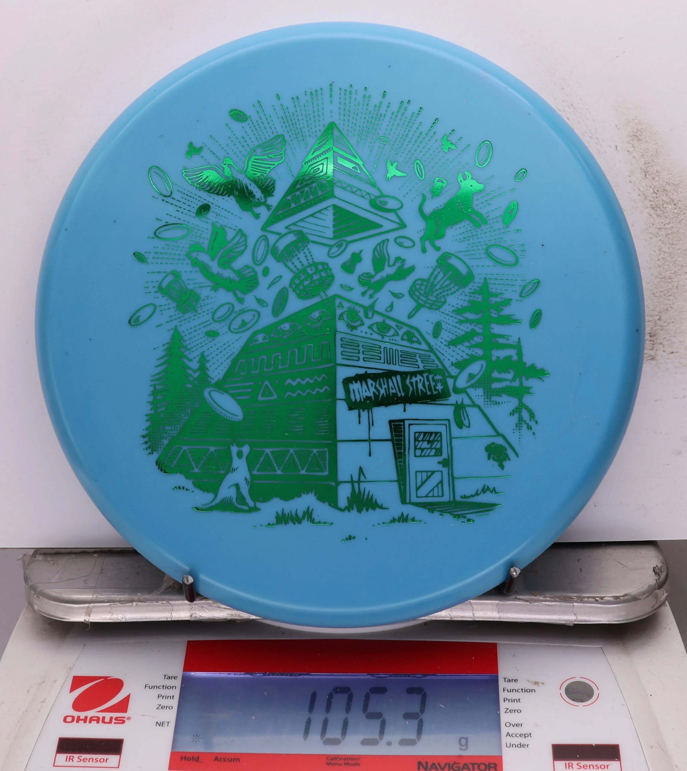 1072018 Premium Lil Wizard, Pyramids Explosion Stamp - #18 Blue, 105
