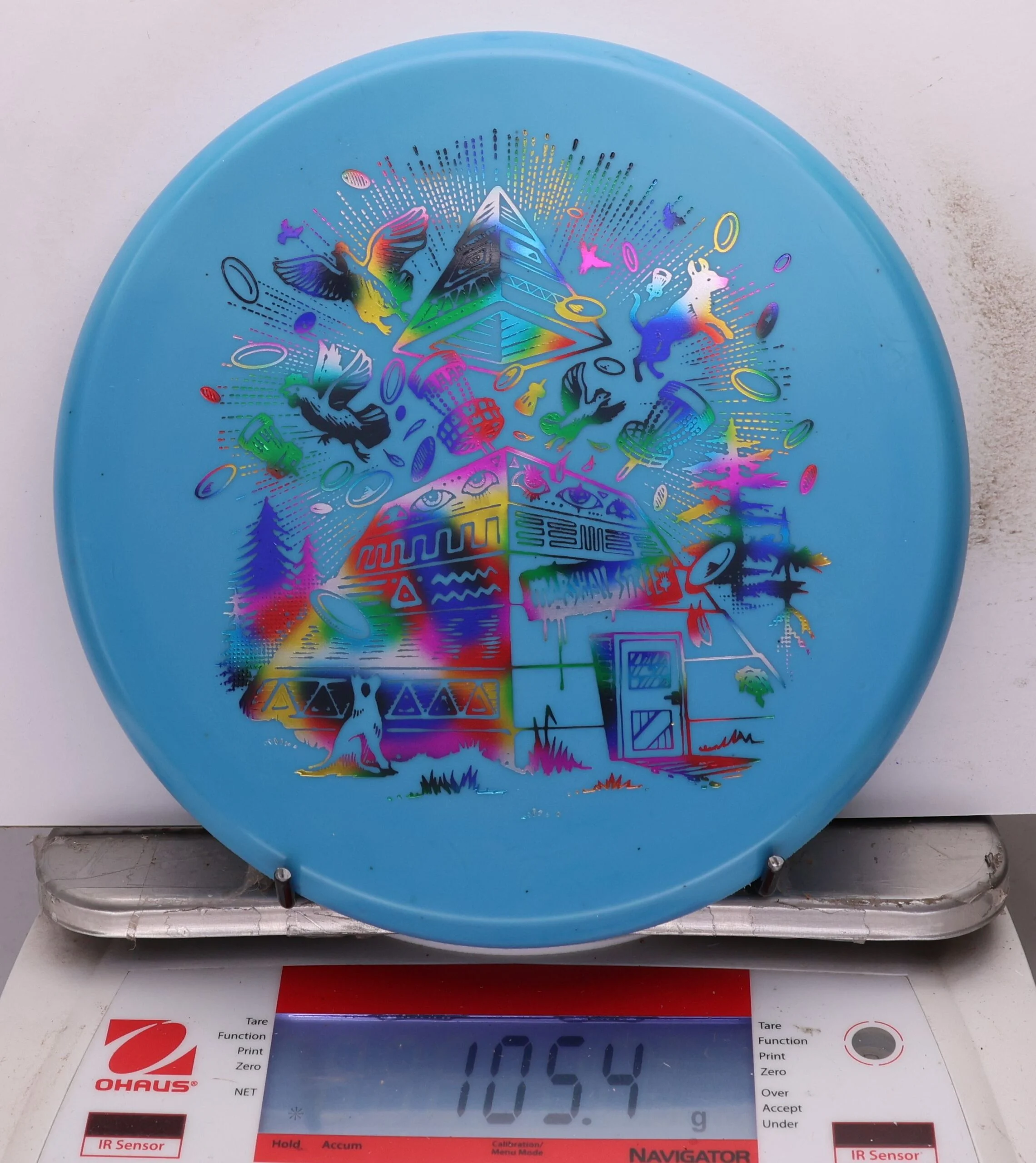 1072019 Premium Lil Wizard, Pyramids Explosion Stamp - #19 Blue, 105