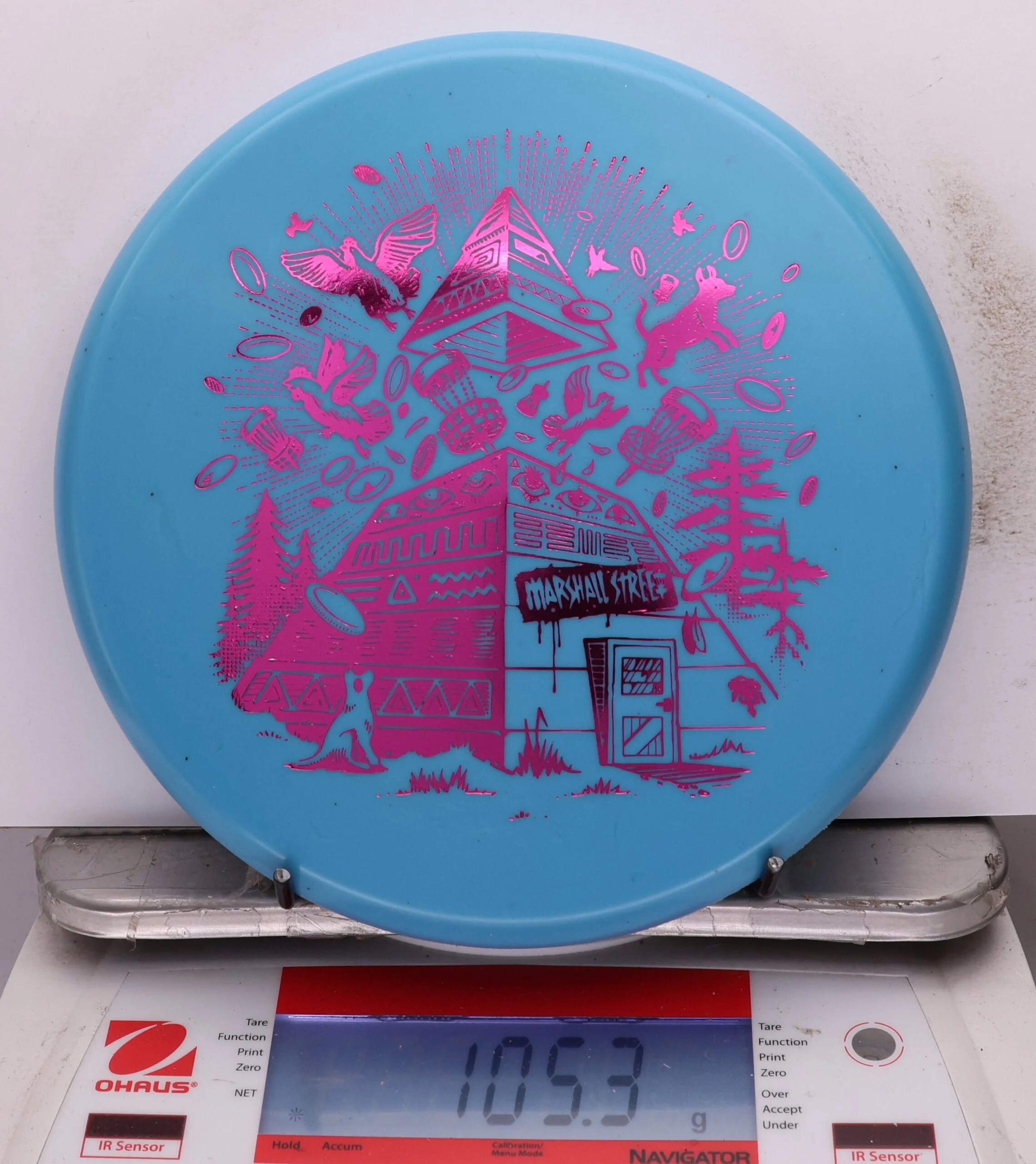 1072021 Premium Lil Wizard, Pyramids Explosion Stamp - #21 Blue, 105