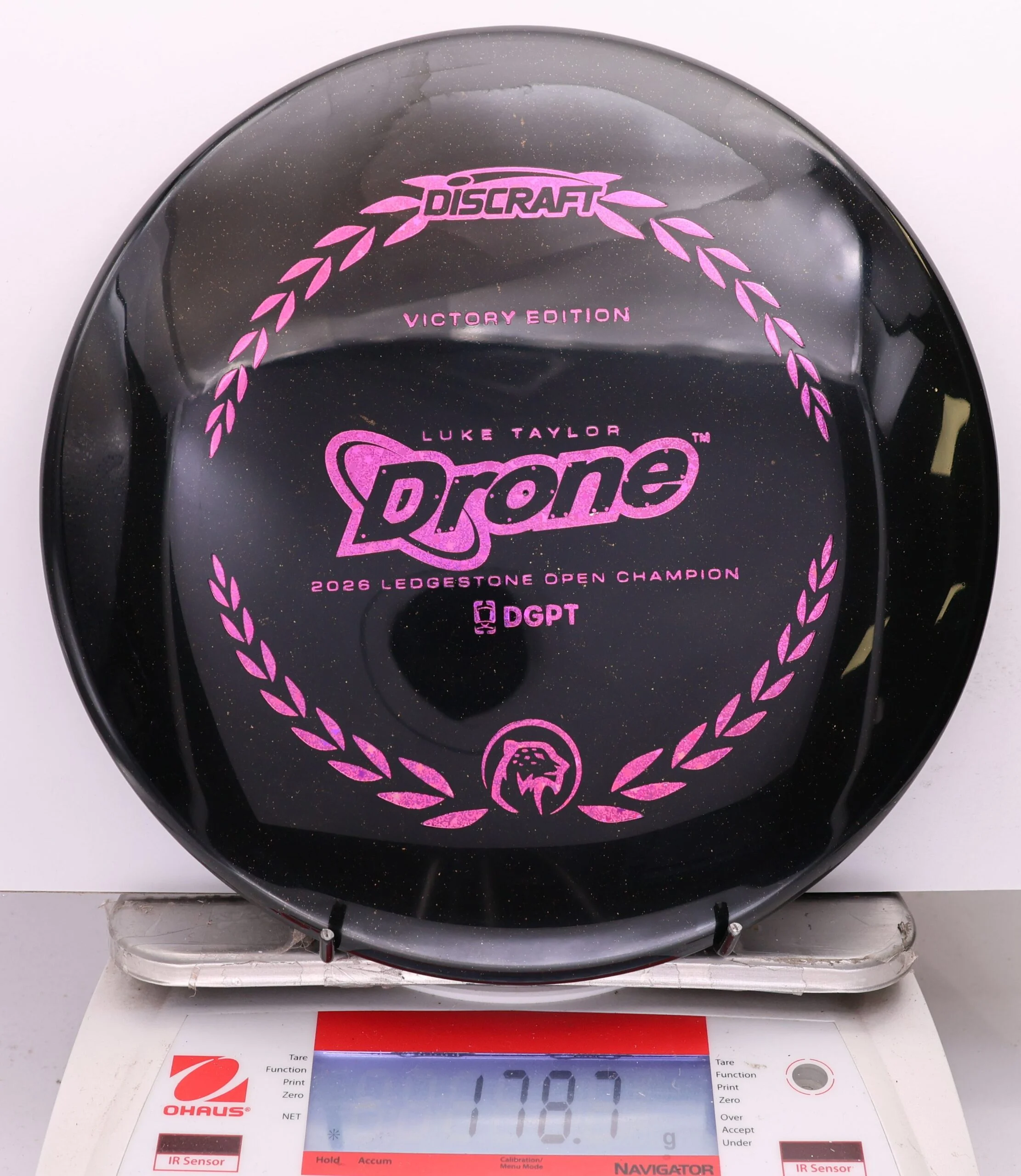 1073676 Midnight Z Sparkle Drone, Luke Taylor 2026 Ledgestone Open Champion - #15 Black, 179