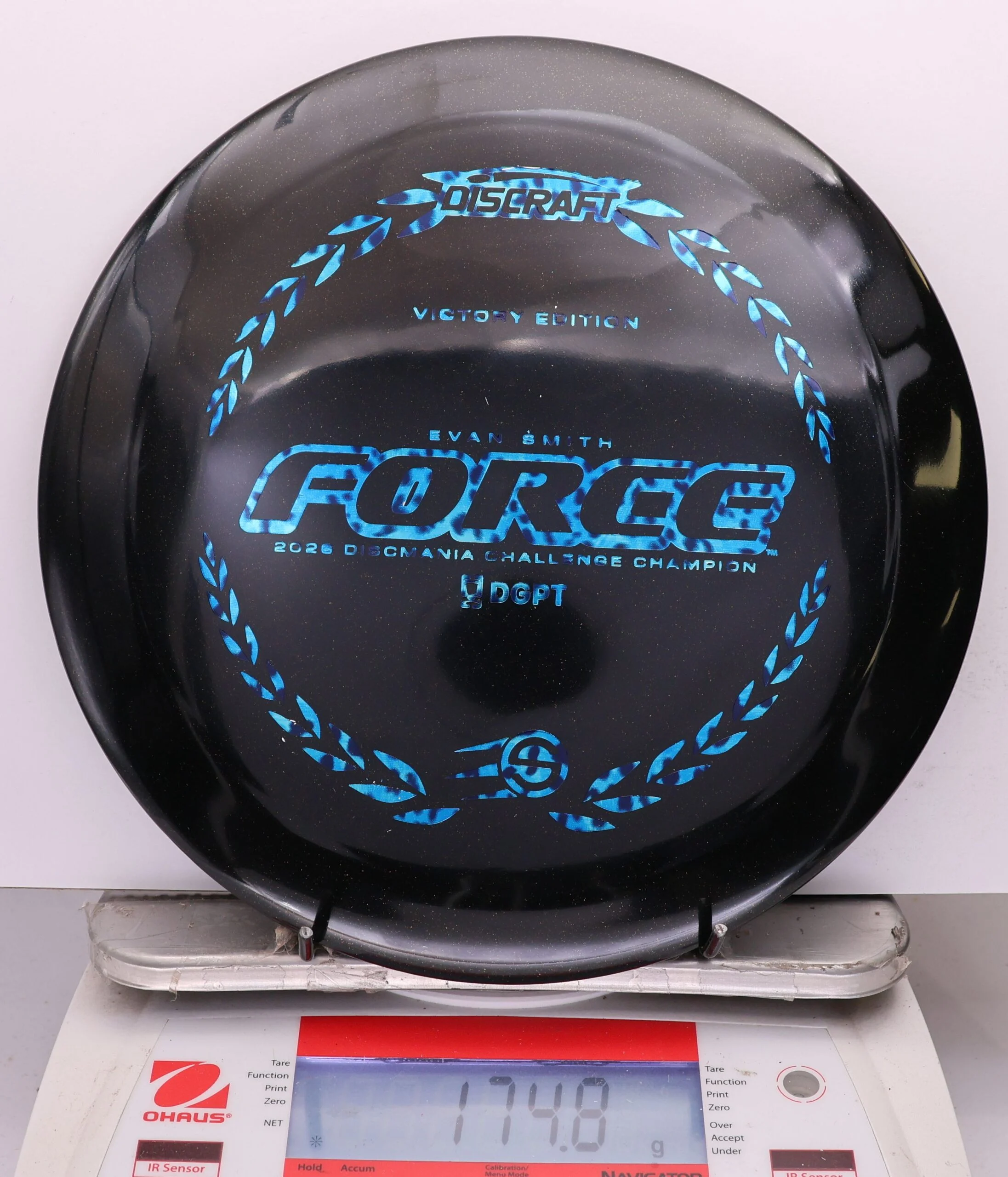 1073948 Midnight Z Sparkle Force, Evan Smith 2026 Discmania Challenge Champion - #02 Black, 175
