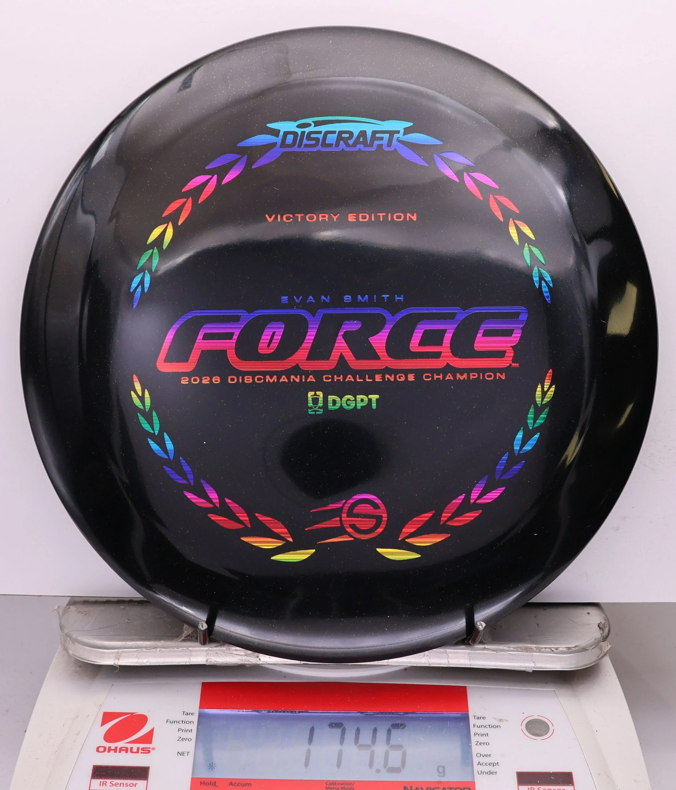 1073949 Midnight Z Sparkle Force, Evan Smith 2026 Discmania Challenge Champion - #03 Black, 175