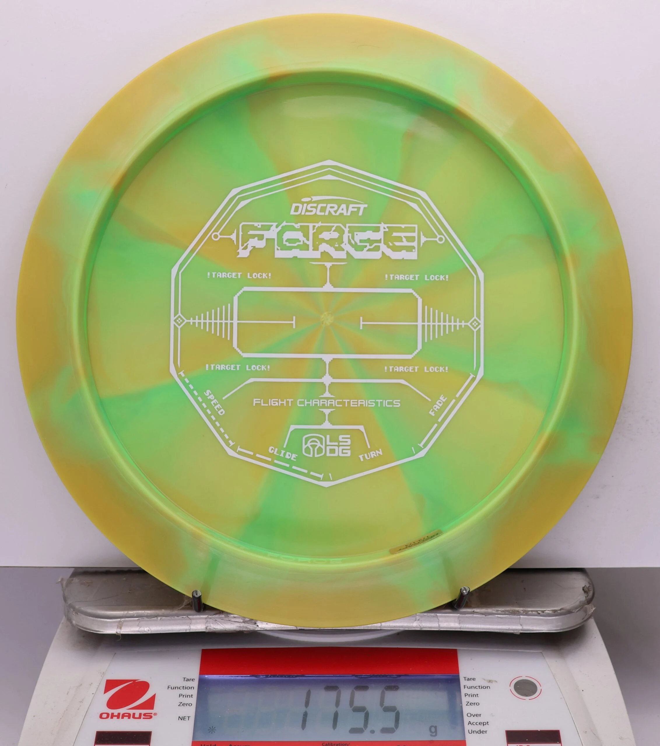 1074540 ESP Swirl Force, Bottom Stamp - 2026 Ledgestone 8 Hole - #03 YellowGreen, 176