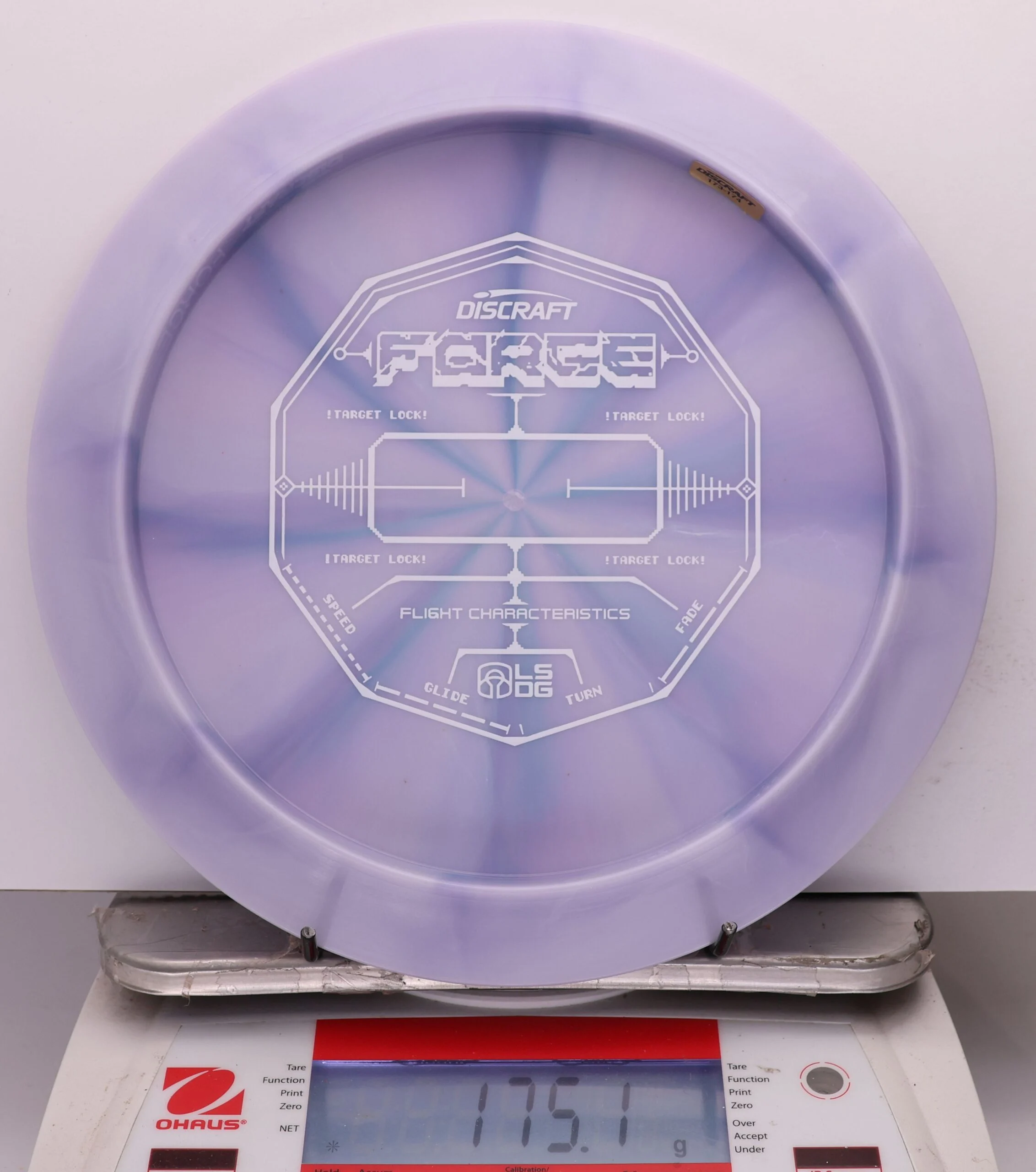 1074542 ESP Swirl Force, Bottom Stamp - 2026 Ledgestone 8 Hole - #05 Purple, 175
