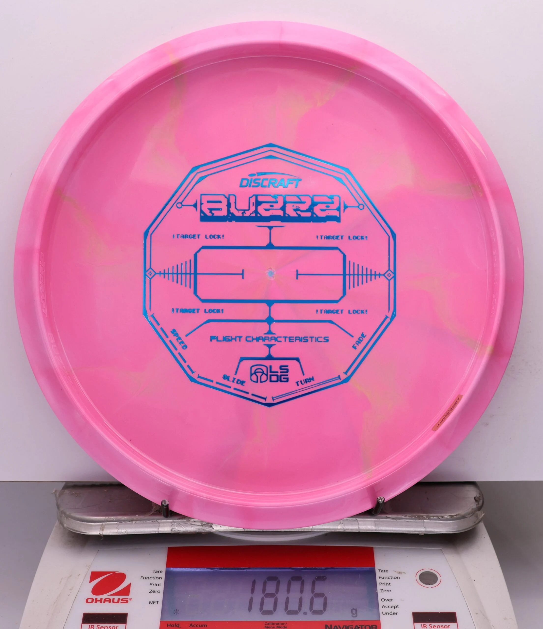 1074581 ESP Swirl Buzzz, Bottom Stamp -- 2026 Ledgestone 8 Hole - #02 Pink, 181