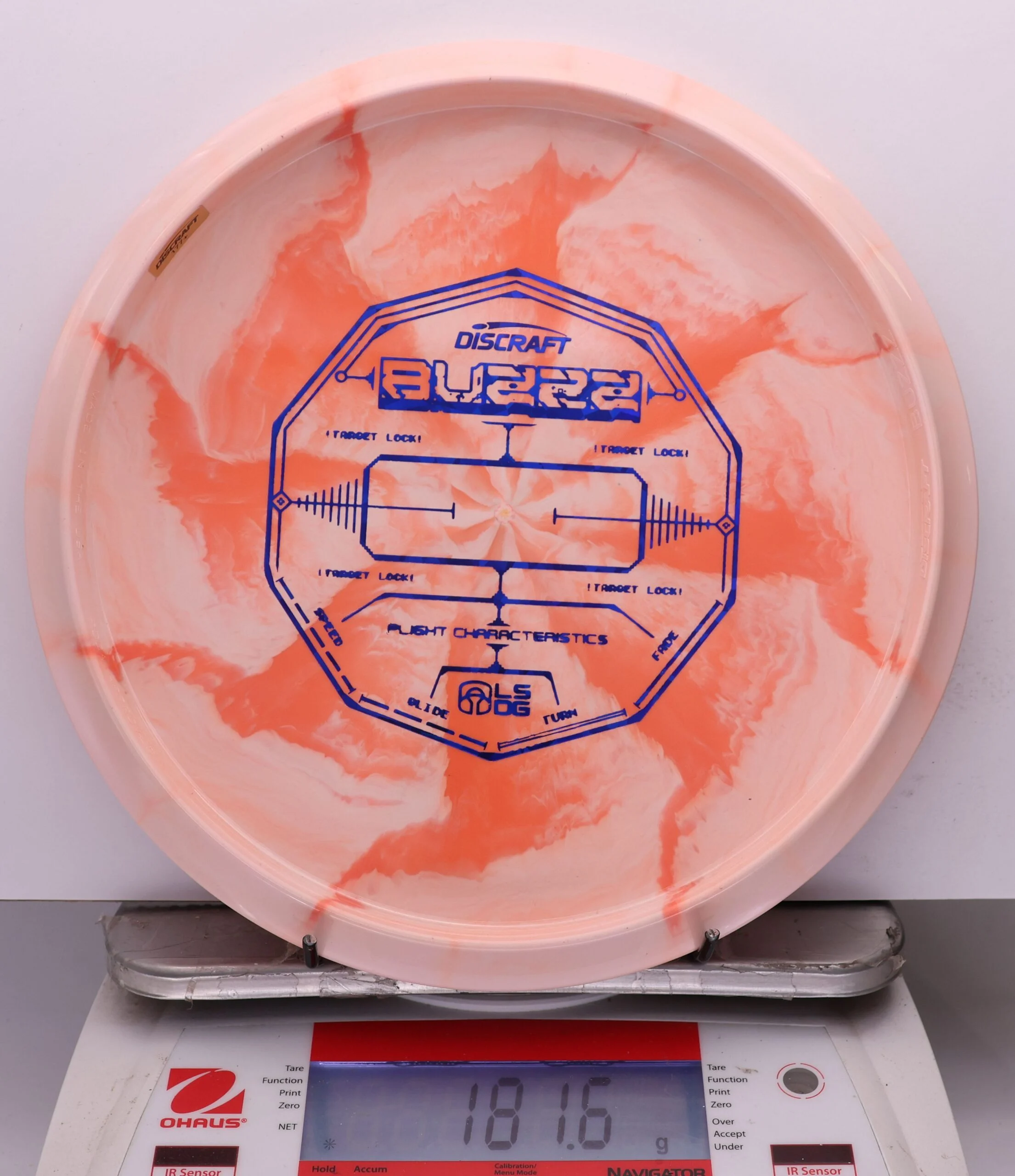1074595 ESP Swirl Buzzz, Bottom Stamp -- 2026 Ledgestone 8 Hole - #07 PeachOrange, 182