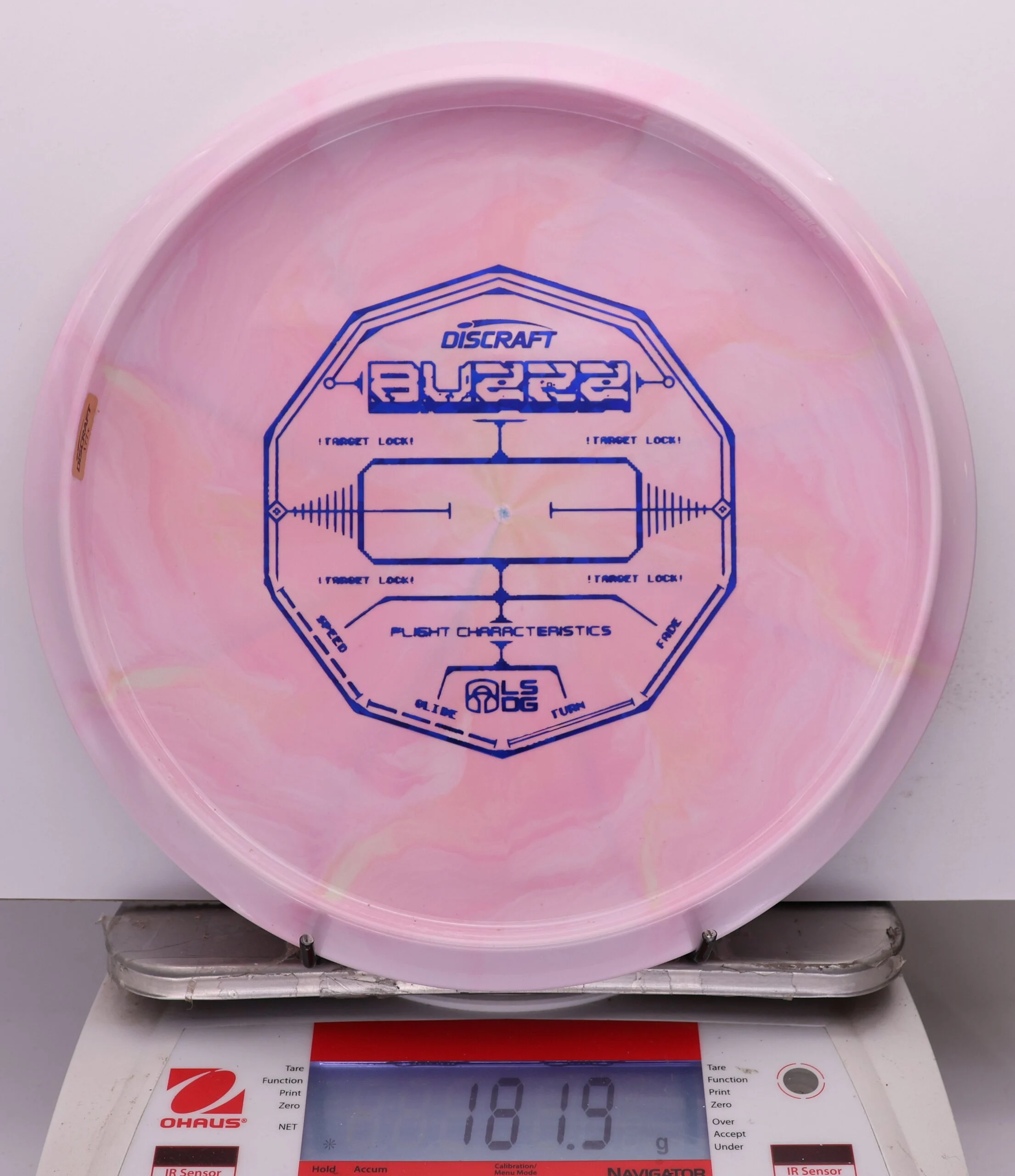 1074596 ESP Swirl Buzzz, Bottom Stamp -- 2026 Ledgestone 8 Hole - #08 Pinkish, 182