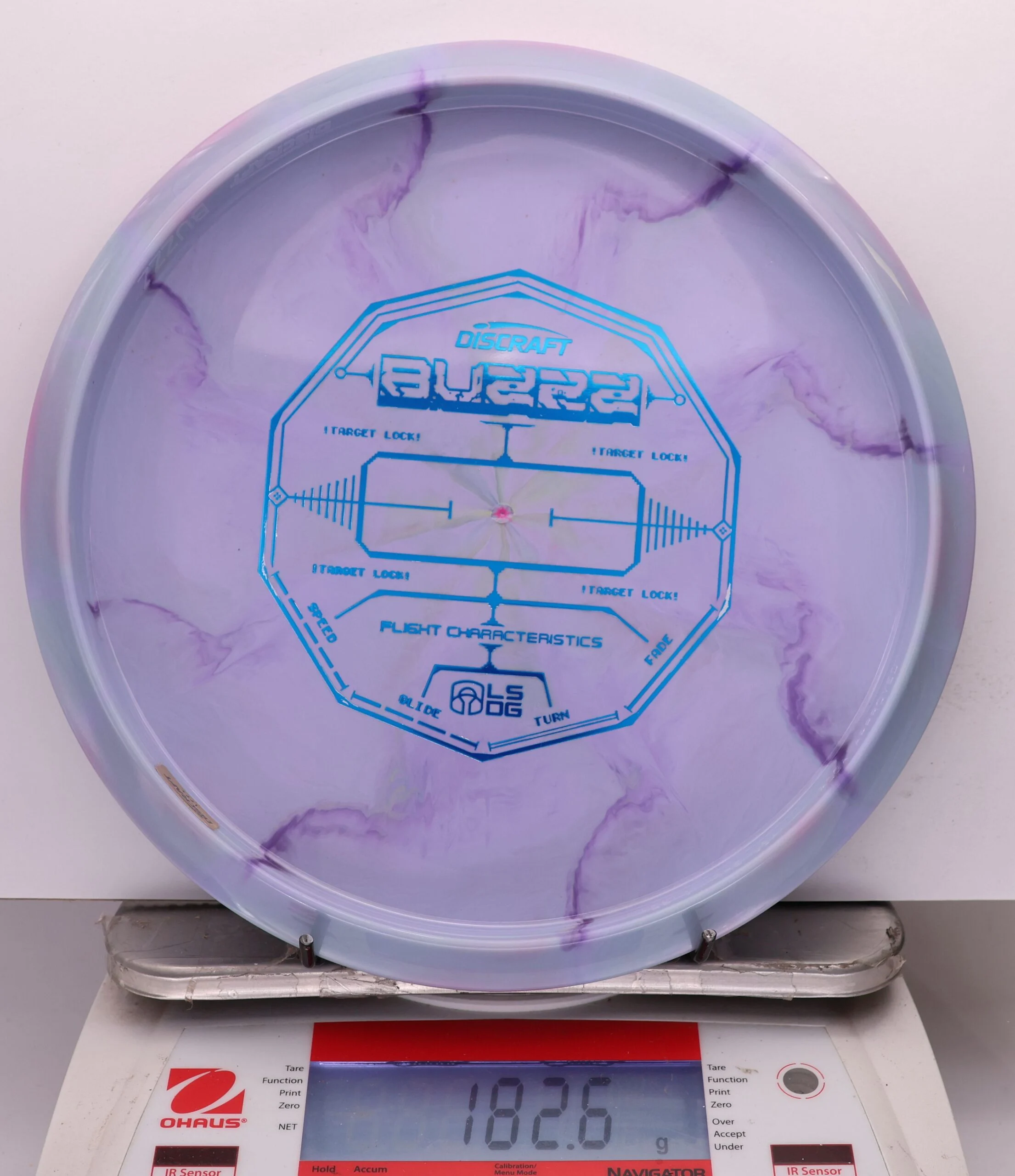 1074597 ESP Swirl Buzzz, Bottom Stamp -- 2026 Ledgestone 8 Hole - #09 Purple, 183