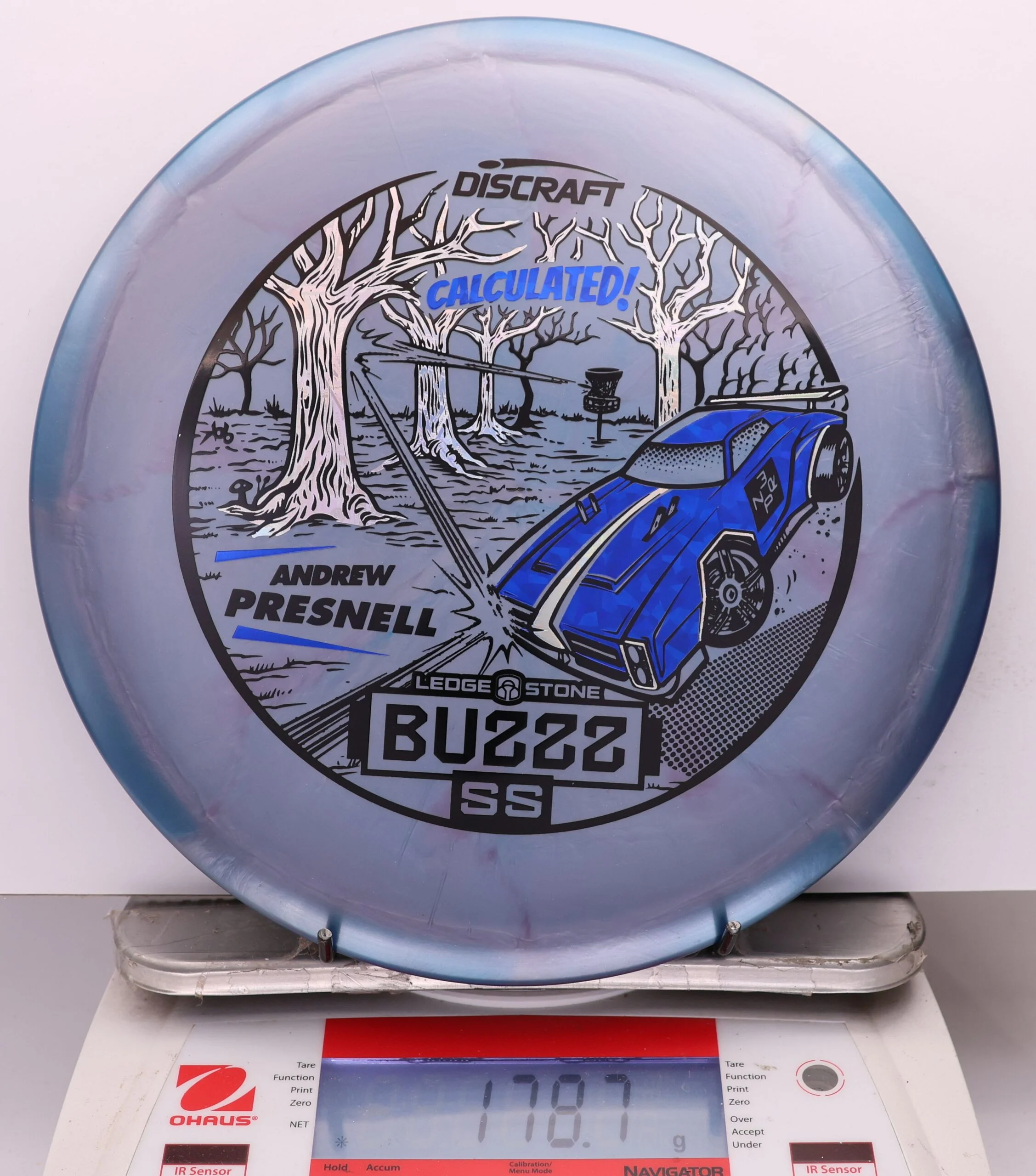 1074609 Big Z Swirl Buzzz SS, Andrew Presnell 2026 Ledgestone 8 Hole - #01 Blurple, 179