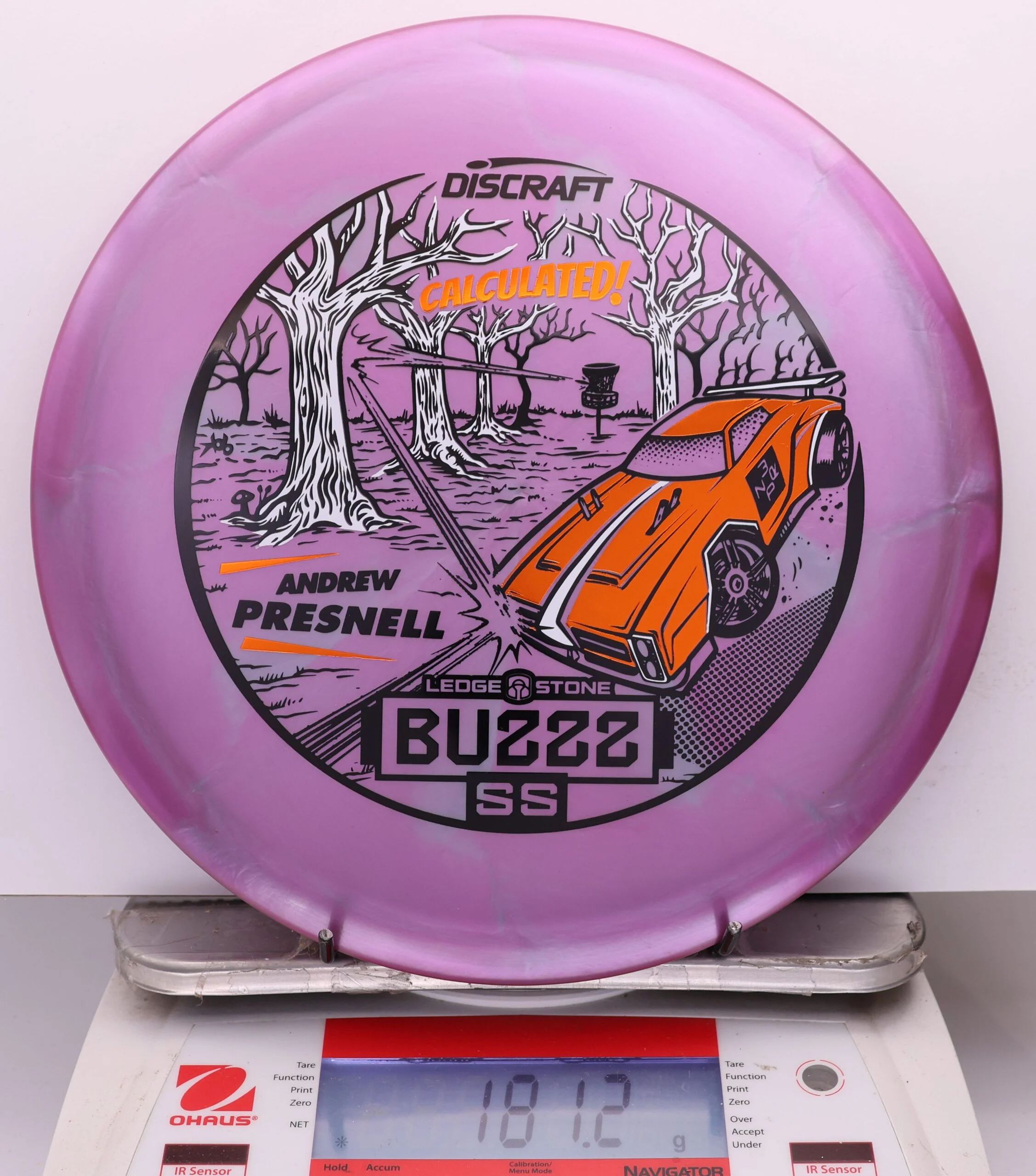 1074628 Big Z Swirl Buzzz SS, Andrew Presnell 2026 Ledgestone 8 Hole - #02 Purple, 181