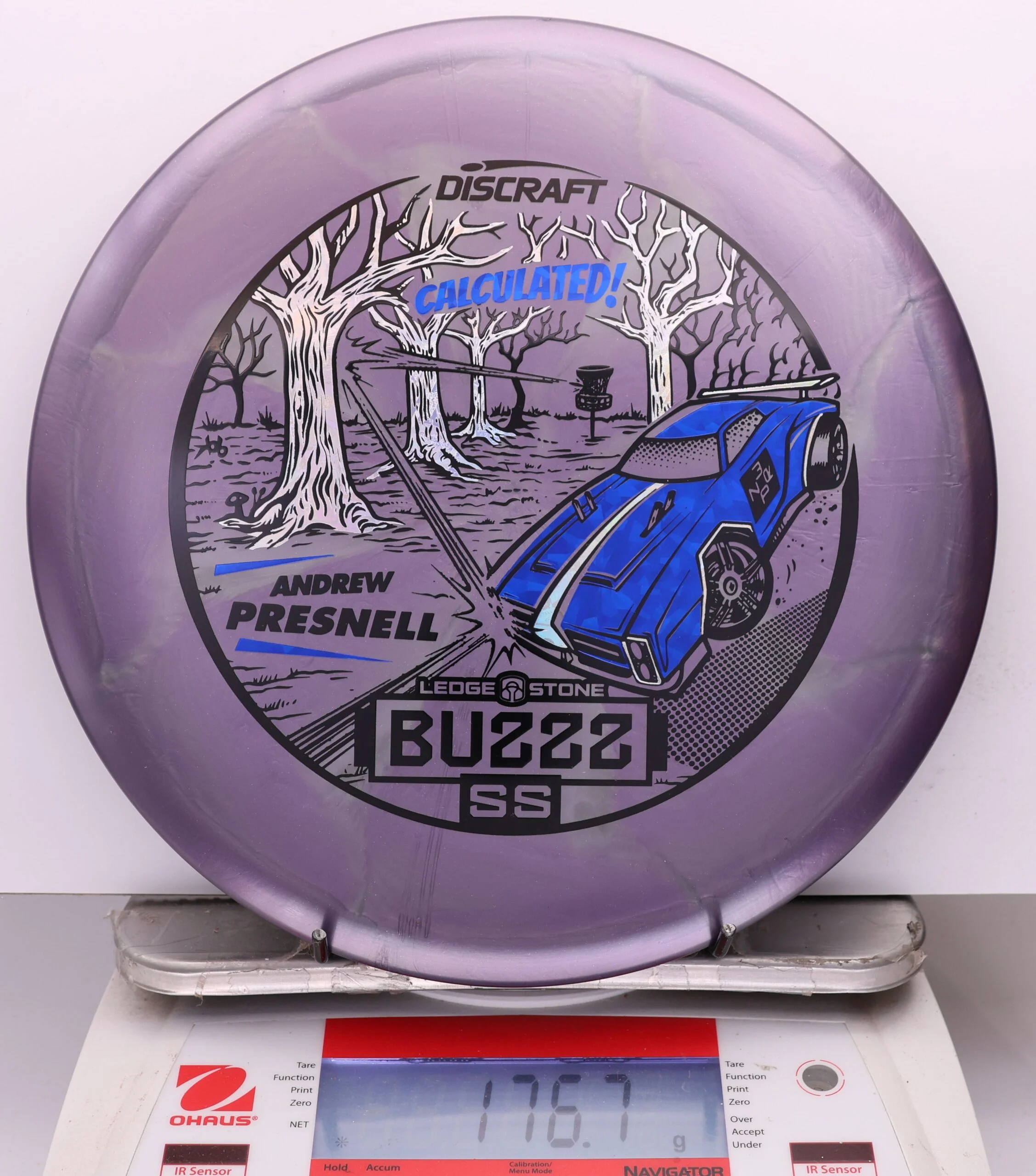 1074631 Big Z Swirl Buzzz SS, Andrew Presnell 2026 Ledgestone 8 Hole - #05 Purple, 177