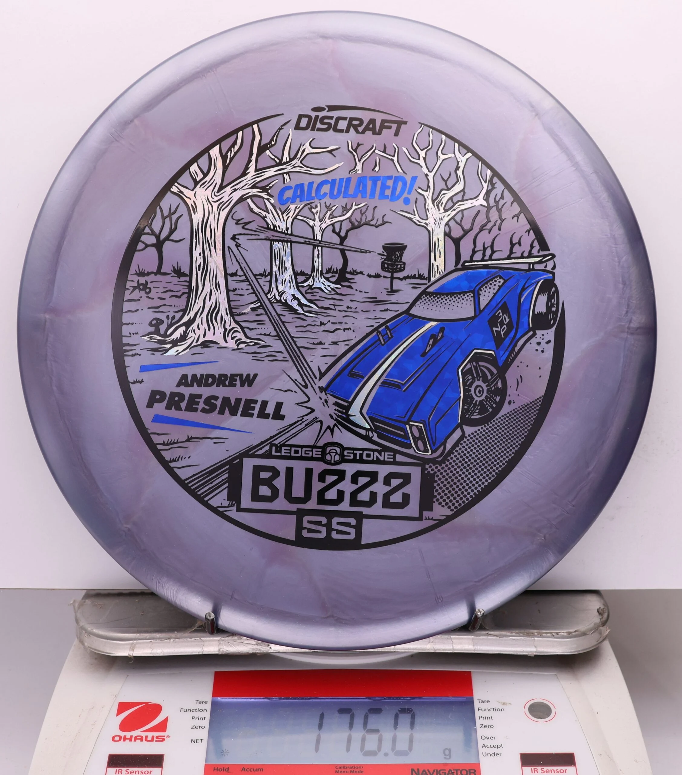 1074632 Big Z Swirl Buzzz SS, Andrew Presnell 2026 Ledgestone 8 Hole - #06 Purple, 176