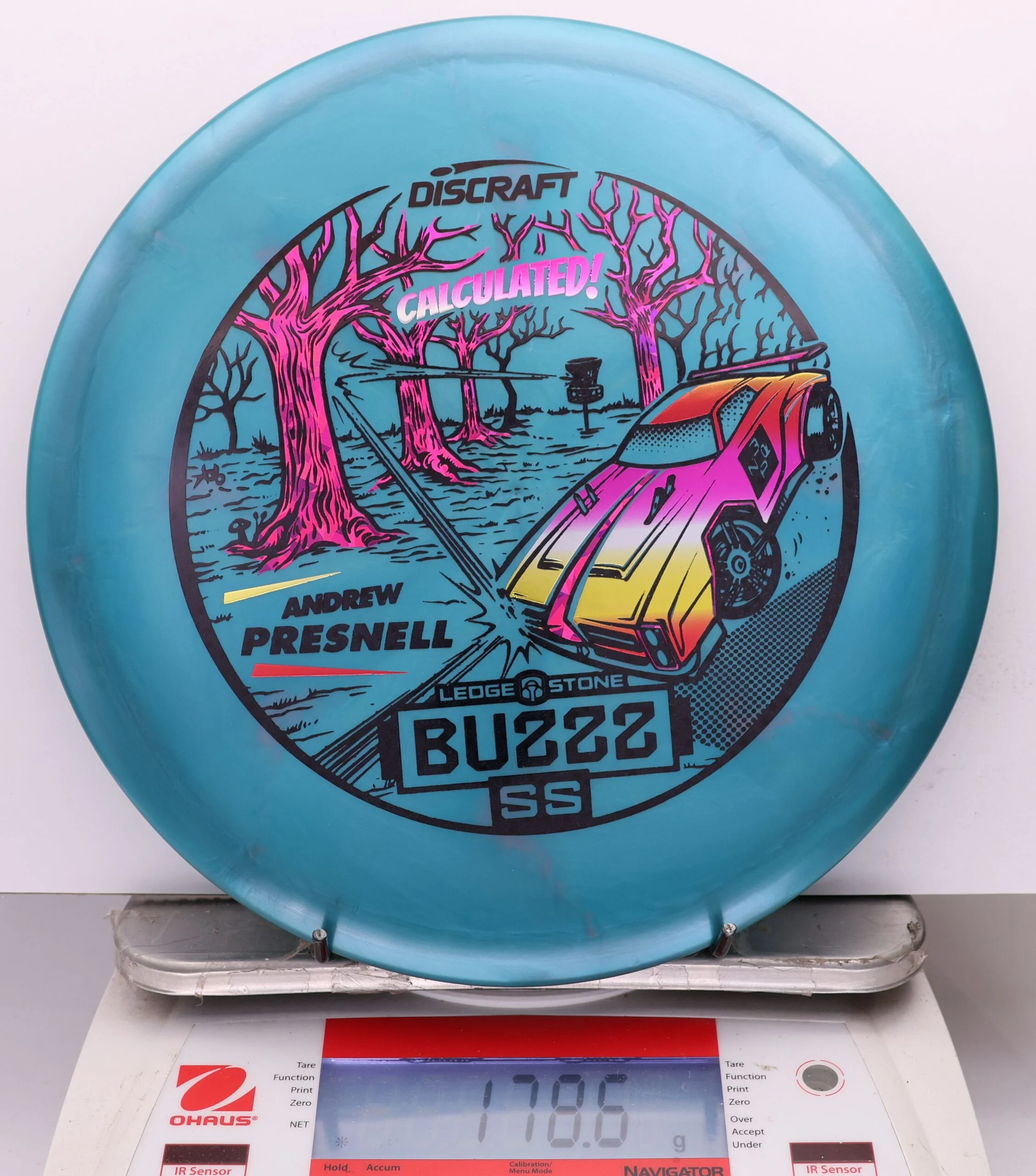 1074647 Big Z Swirl Buzzz SS, Andrew Presnell 2026 Ledgestone 8 Hole - #07 Blue, 179