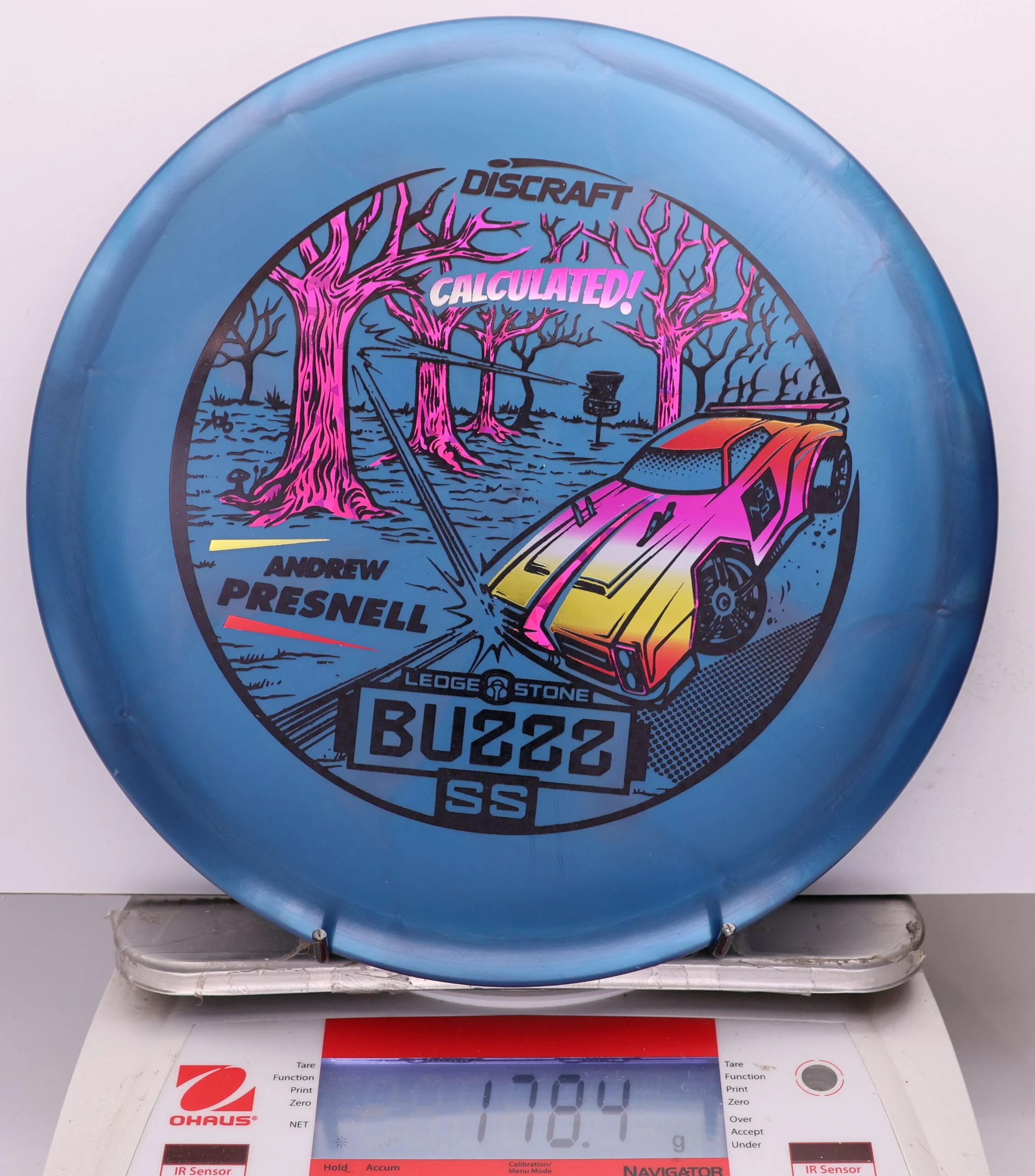 1074648 Big Z Swirl Buzzz SS, Andrew Presnell 2026 Ledgestone 8 Hole - #08 Blue, 178