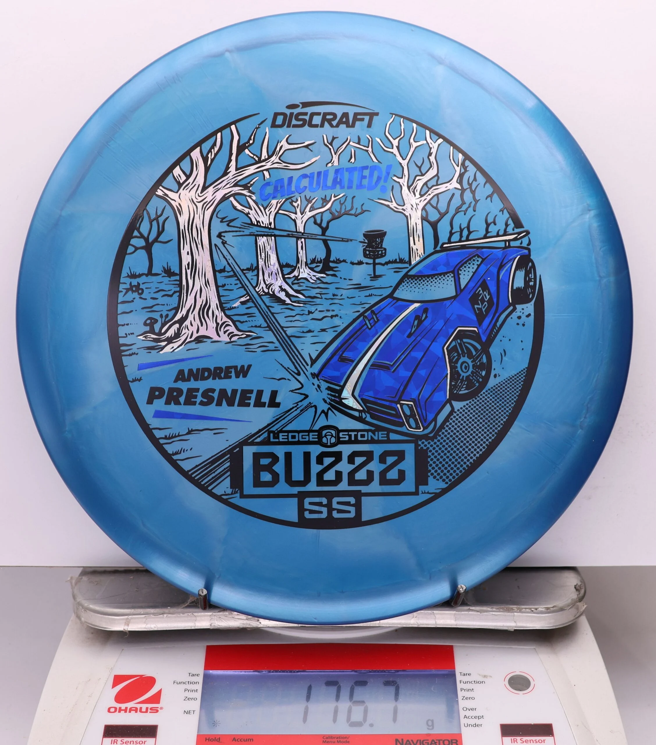 1074666 Big Z Swirl Buzzz SS, Andrew Presnell 2026 Ledgestone 8 Hole - #12 Blue, 177