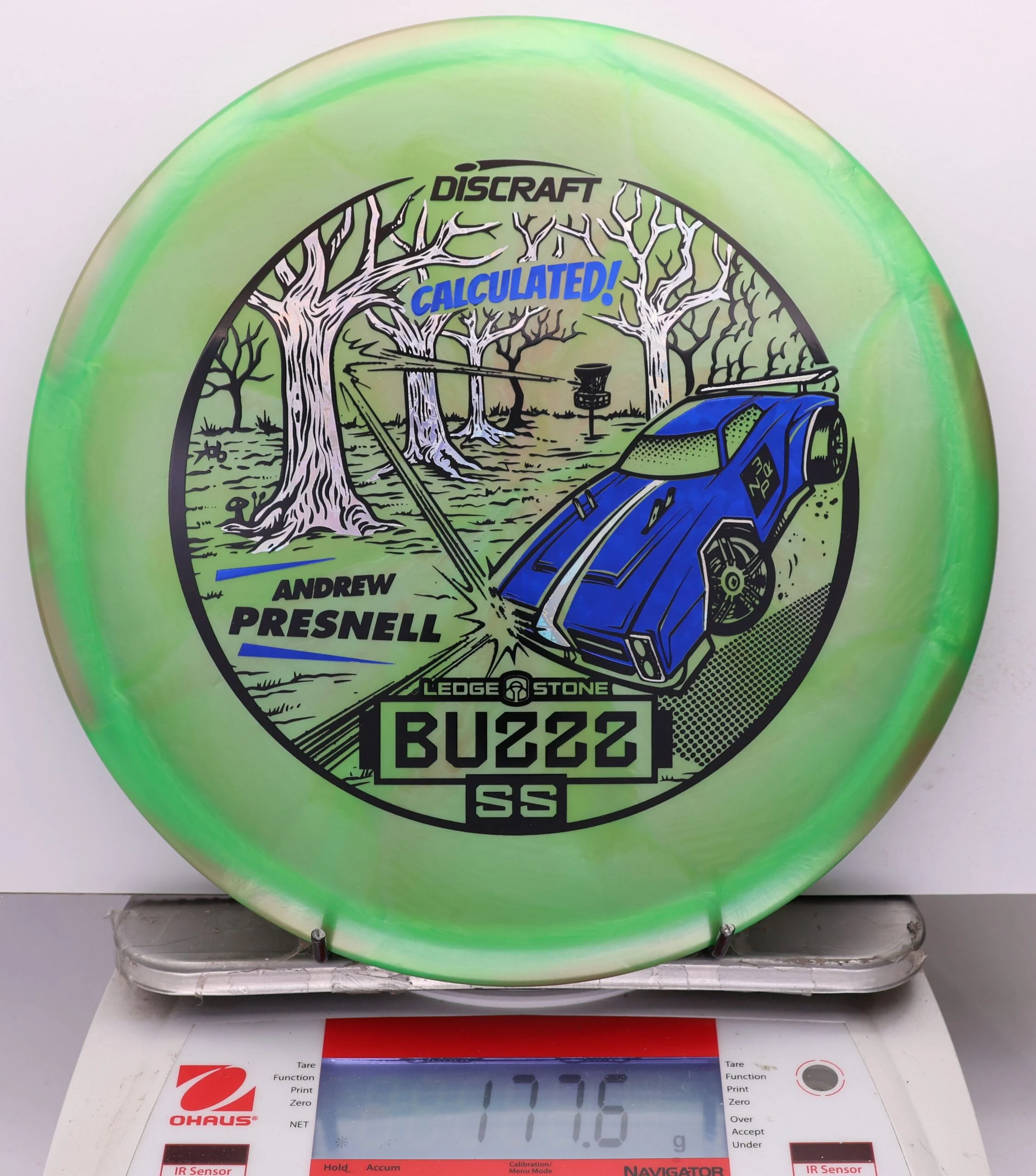 1074668 Big Z Swirl Buzzz SS, Andrew Presnell 2026 Ledgestone 8 Hole - #14 Green, 178