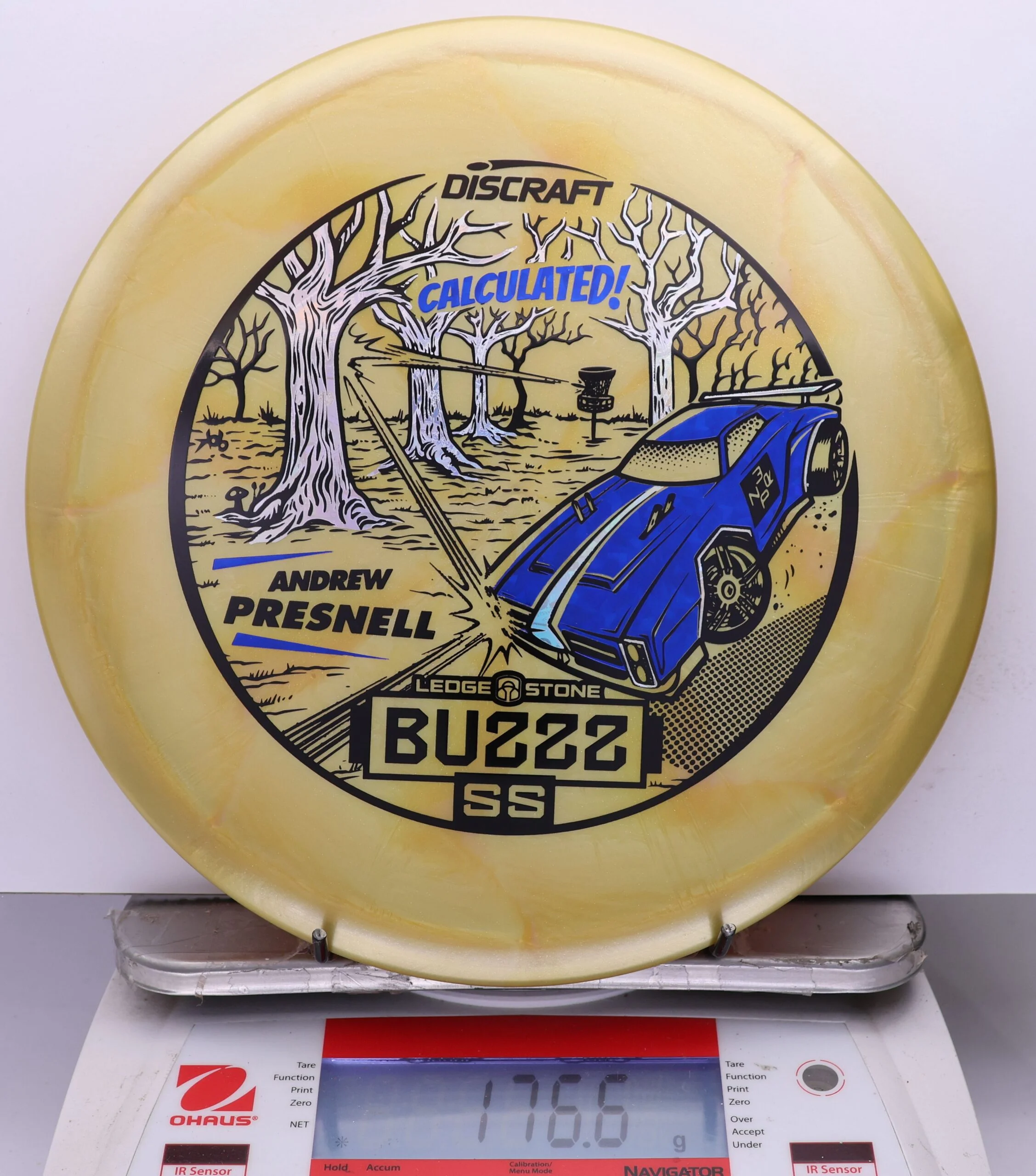 1074669 Big Z Swirl Buzzz SS, Andrew Presnell 2026 Ledgestone 8 Hole - #15 Yellow, 177