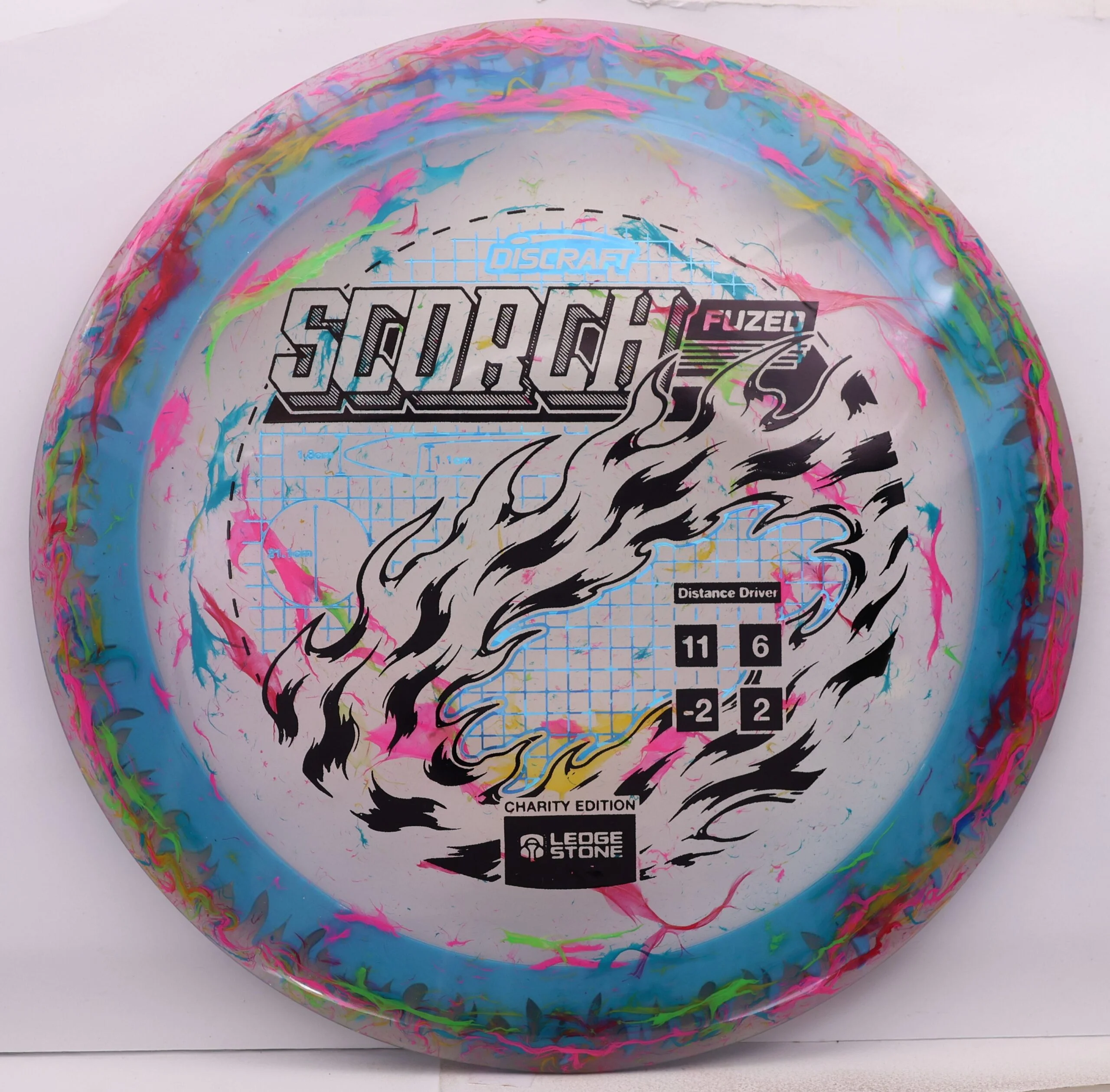 Z-FLX Jawbeaker FuZed Line Scorch, ESP Rim - 2026 Ledgestone Charity Edition