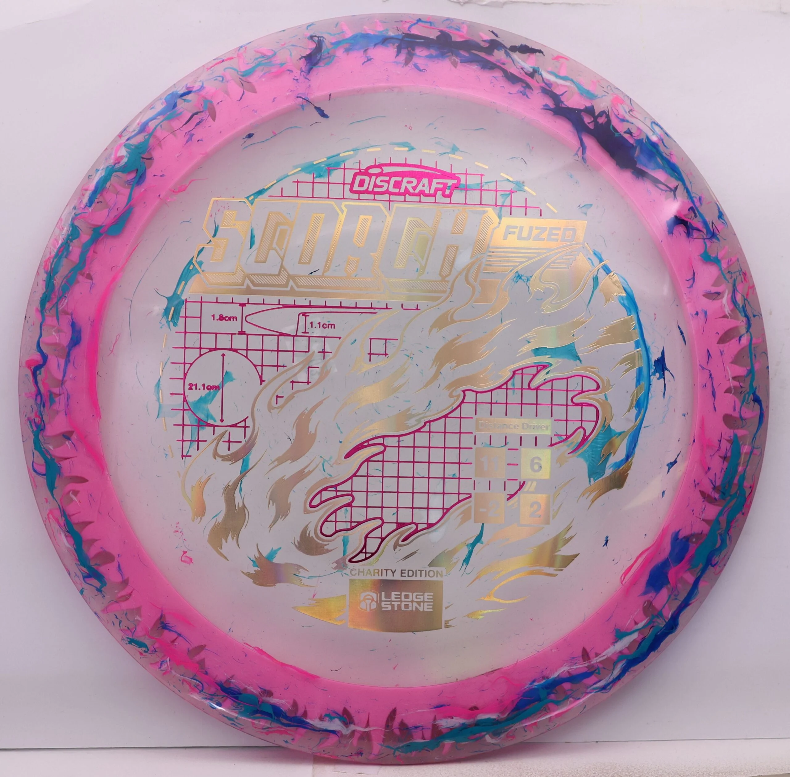 Z-FLX Jawbeaker FuZed Line Scorch, ESP Rim - 2026 Ledgestone Charity Edition - Image 2