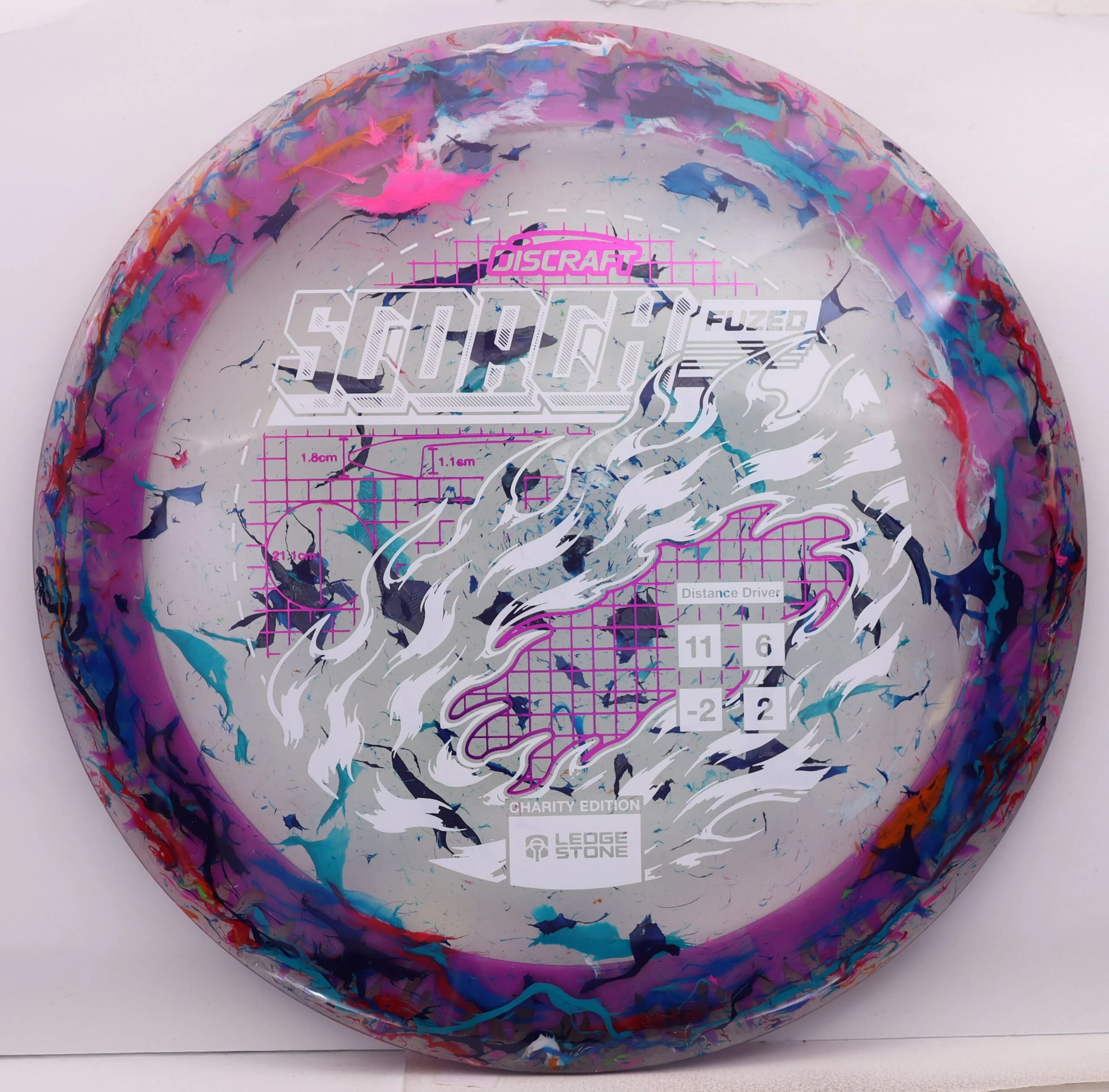 Z-FLX Jawbeaker FuZed Line Scorch, ESP Rim - 2026 Ledgestone Charity Edition - Image 3