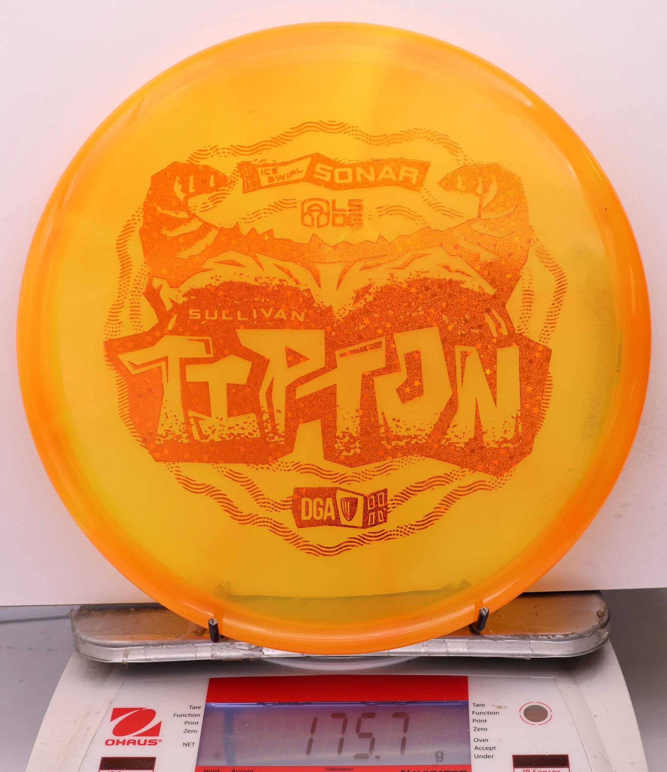 1075389 Ice Swirl Sonar, Sullivan Tipton - 2026 Ledgestone Edition - #02 LtOrange, 176