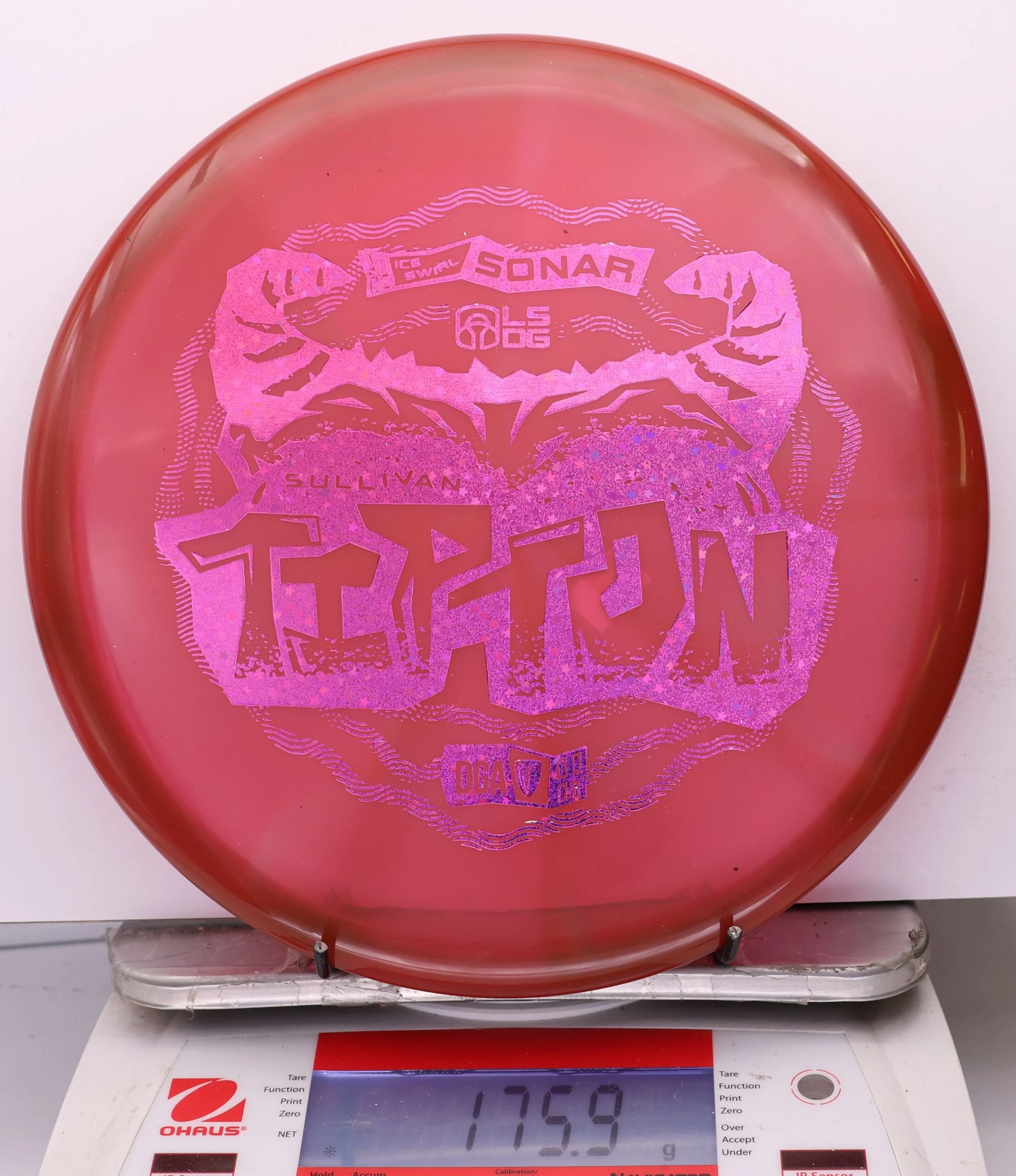 1075399 Ice Swirl Sonar, Sullivan Tipton - 2026 Ledgestone Edition - #07 Maroon, 176
