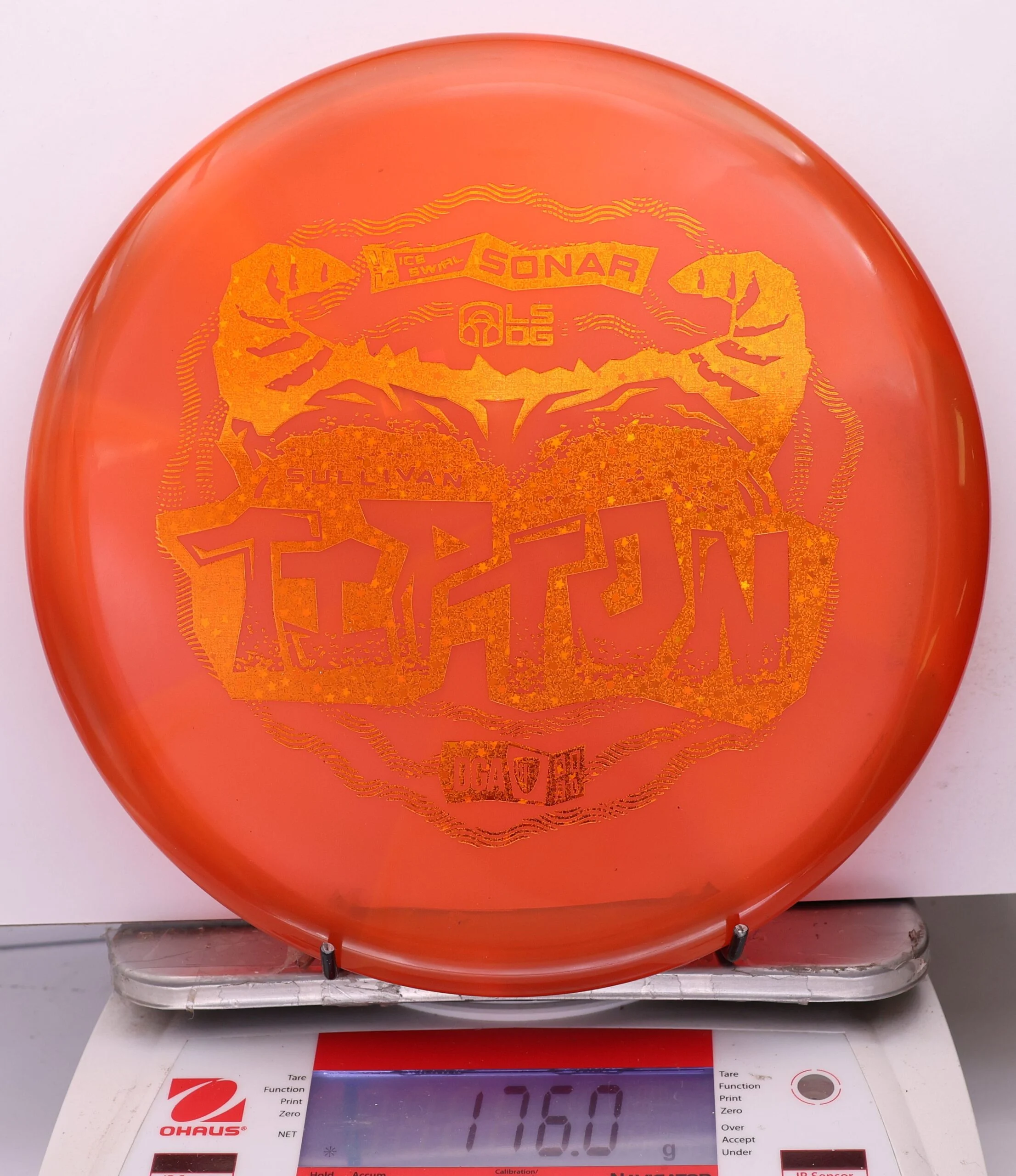 1075400 Ice Swirl Sonar, Sullivan Tipton - 2026 Ledgestone Edition - #08 DkOrange, 176