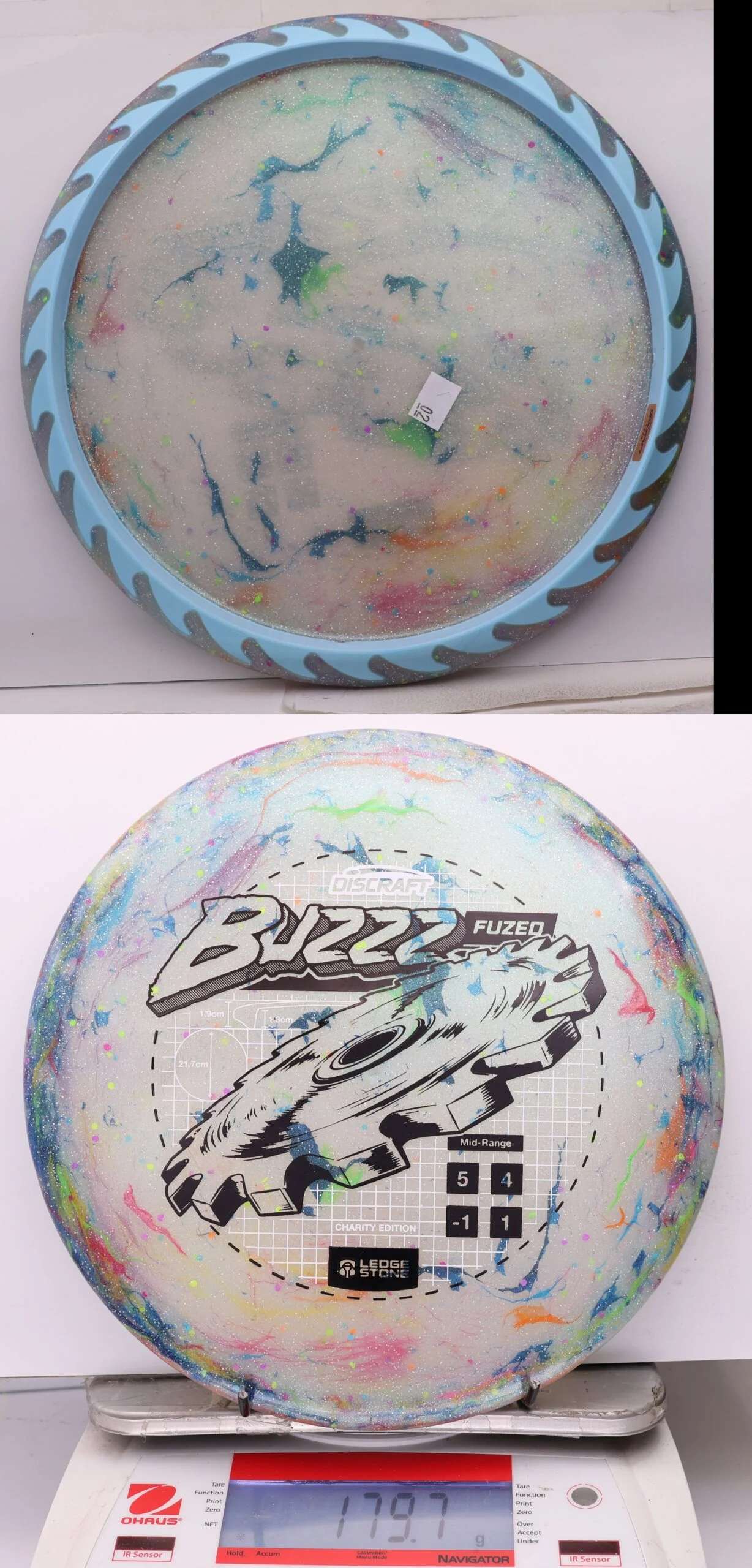 1075443 "Kitchen Sink" FuZed Line Buzzz, ESP Rim - 2026 Ledgestone Charity Edition - #02 MultiBlue, 180
