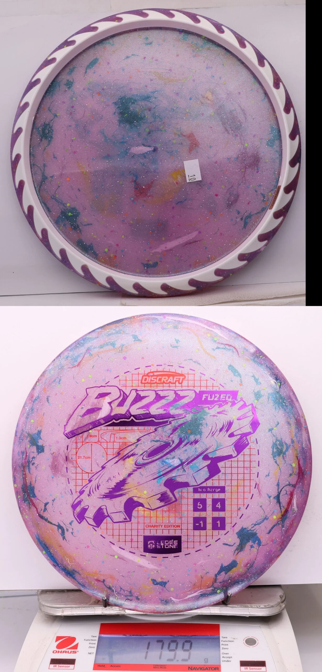 1075500 "Kitchen Sink" FuZed Line Buzzz, ESP Rim - 2026 Ledgestone Charity Edition - #10 MultiMagentaWhite, 180
