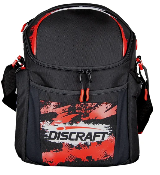 1075667 Discraft GRIPeq G2 Disc Golf Bag - Black, 8-12 Discs