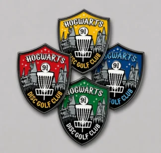 Hogwarts Disc Golf Club Pin