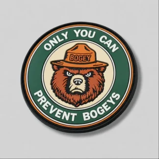 Bogey Bear PVC Disc Golf Patches™