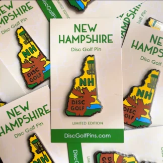 New Hampshire Disc Golf Pin, Disc Golf Pins