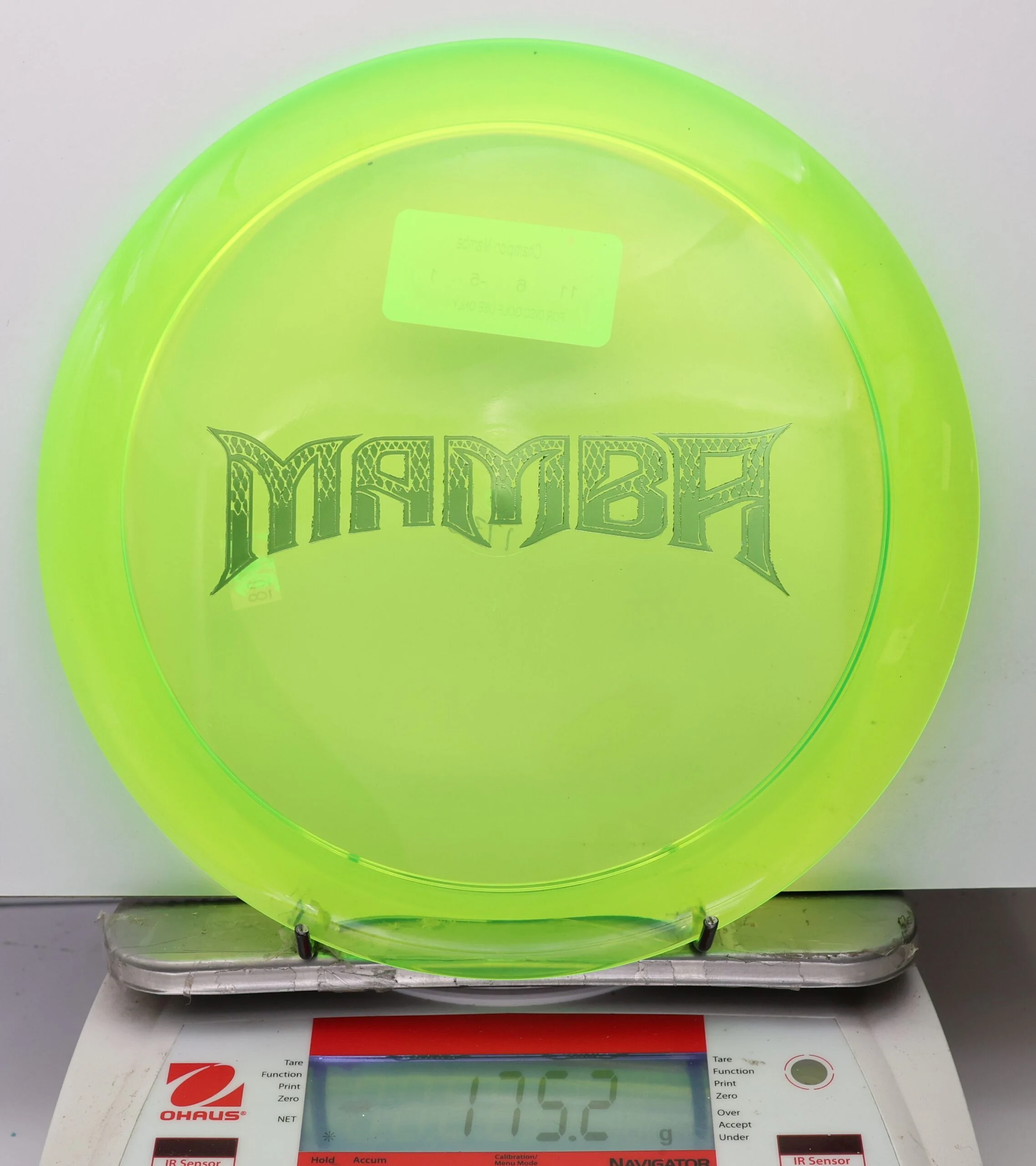 1076665 Super Clear Champion Mamba, Bar Stamp - #08 NYellow, 175
