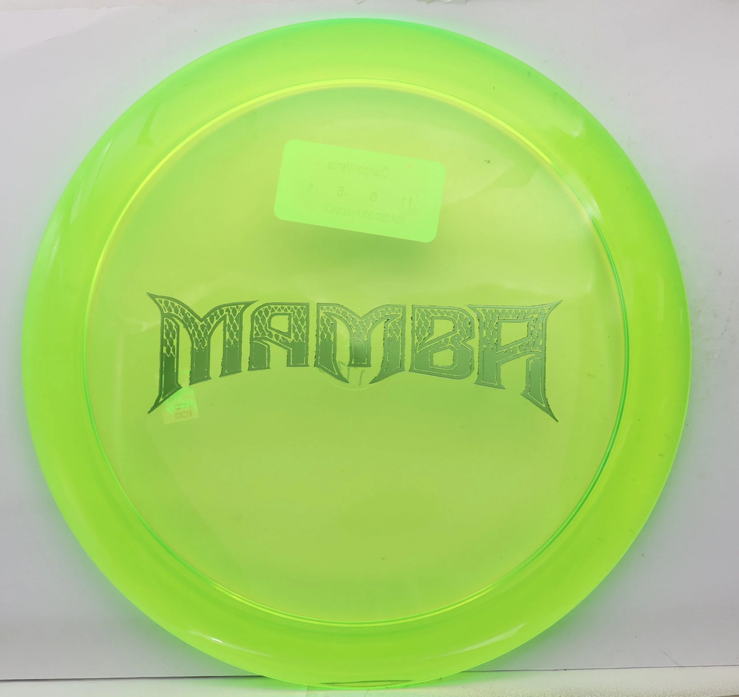 Super Clear Champion Mamba, Bar Stamp - Image 2