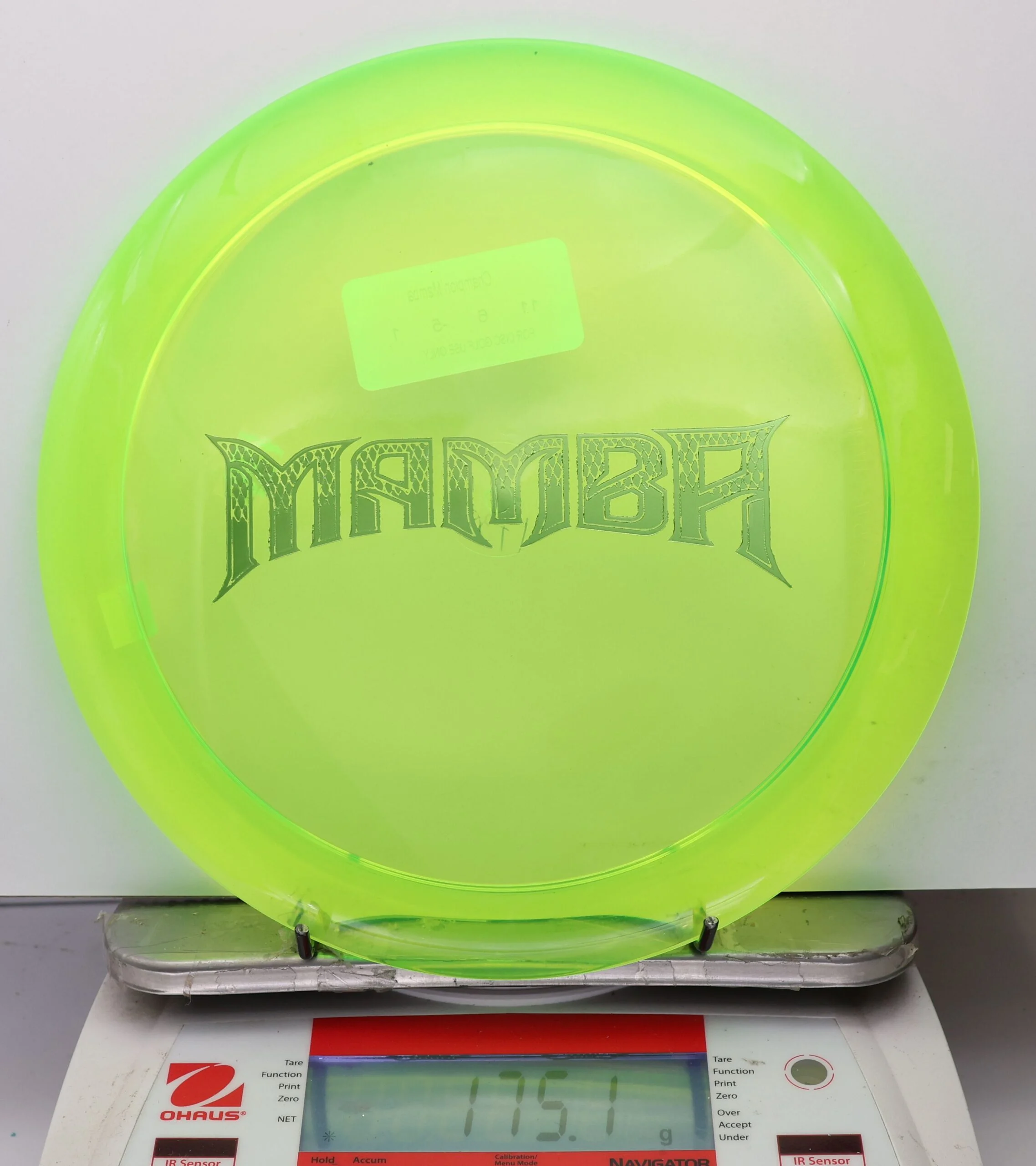1076666 Super Clear Champion Mamba, Bar Stamp - #09 NYellow, 175