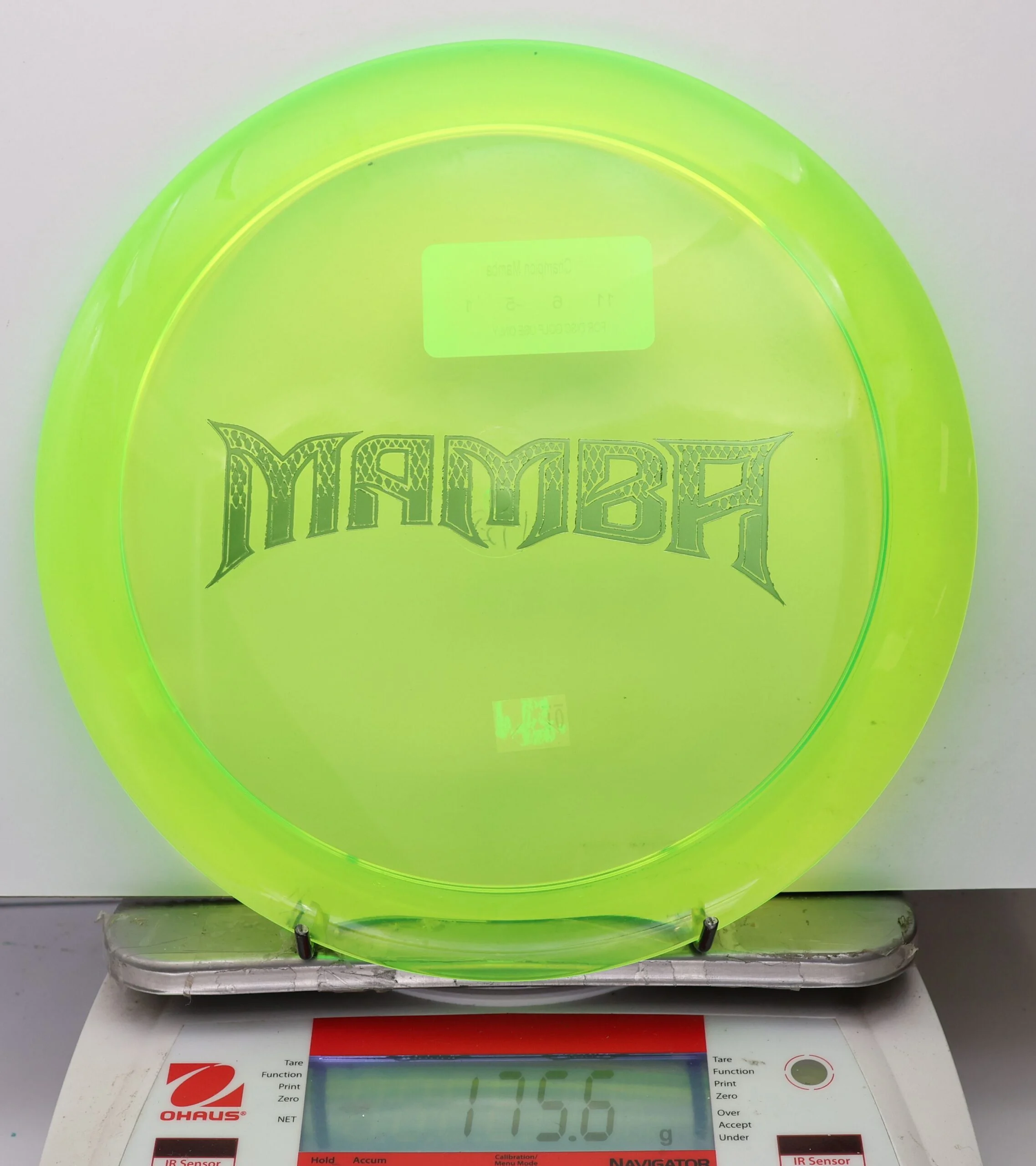 1076667 Super Clear Champion Mamba, Bar Stamp - #10 NYellow, 176