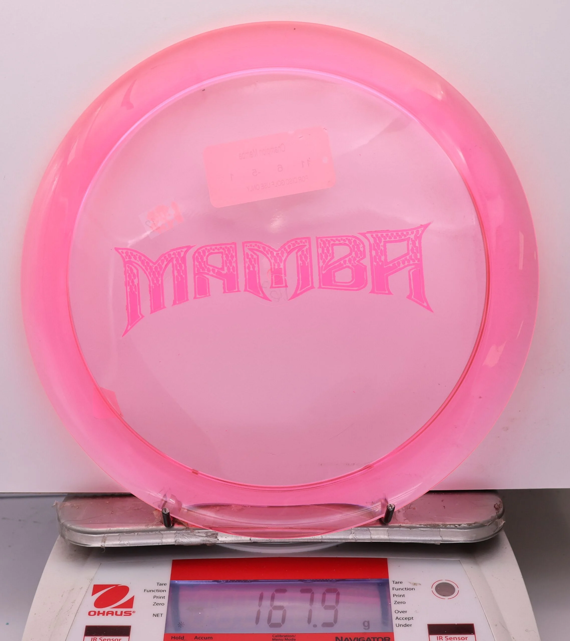 1076692 Super Clear Champion Mamba, Bar Stamp - #12 Pink, 168