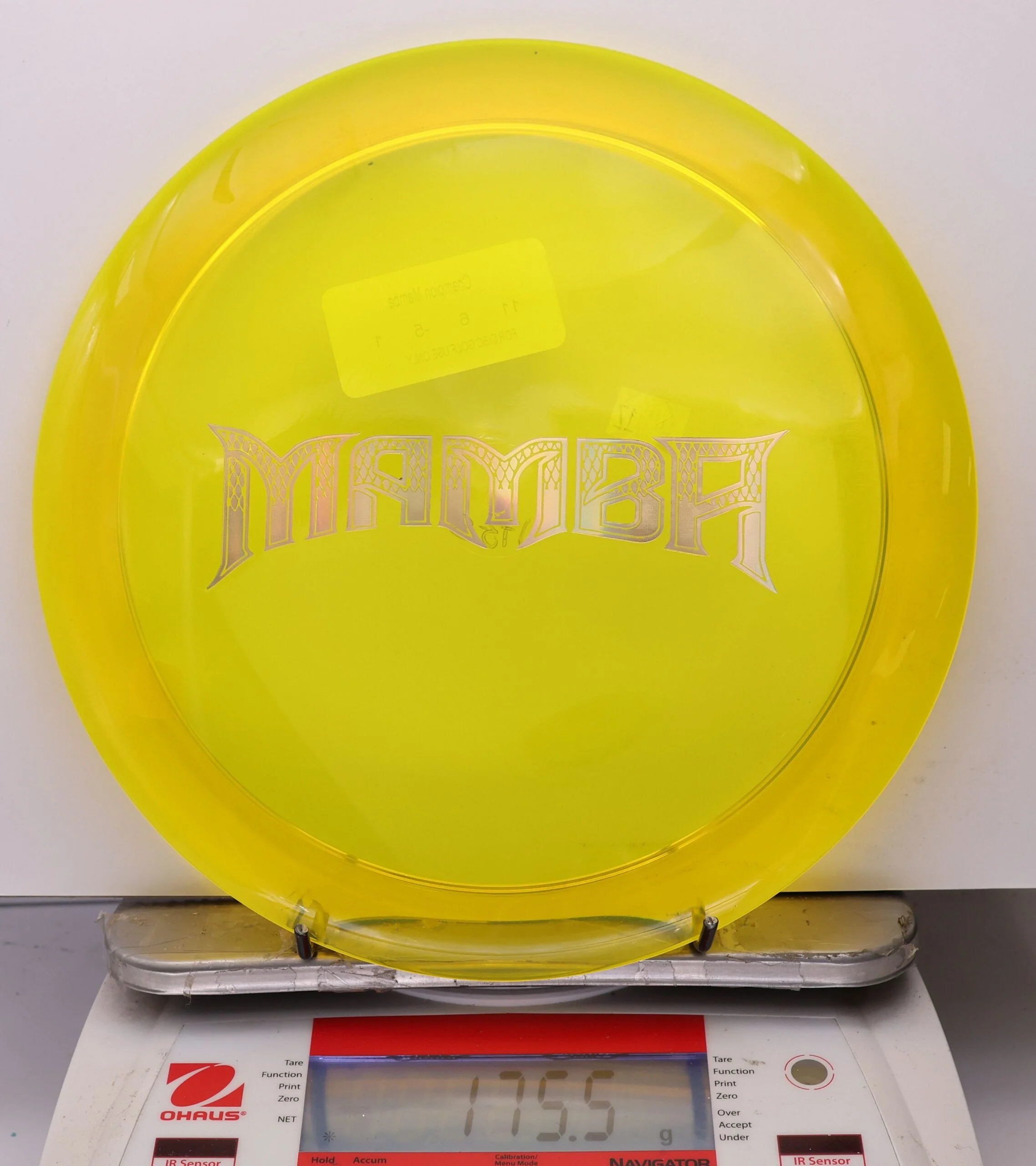 1076720 Super Clear Champion Mamba, Bar Stamp - #17 Yellow, 176