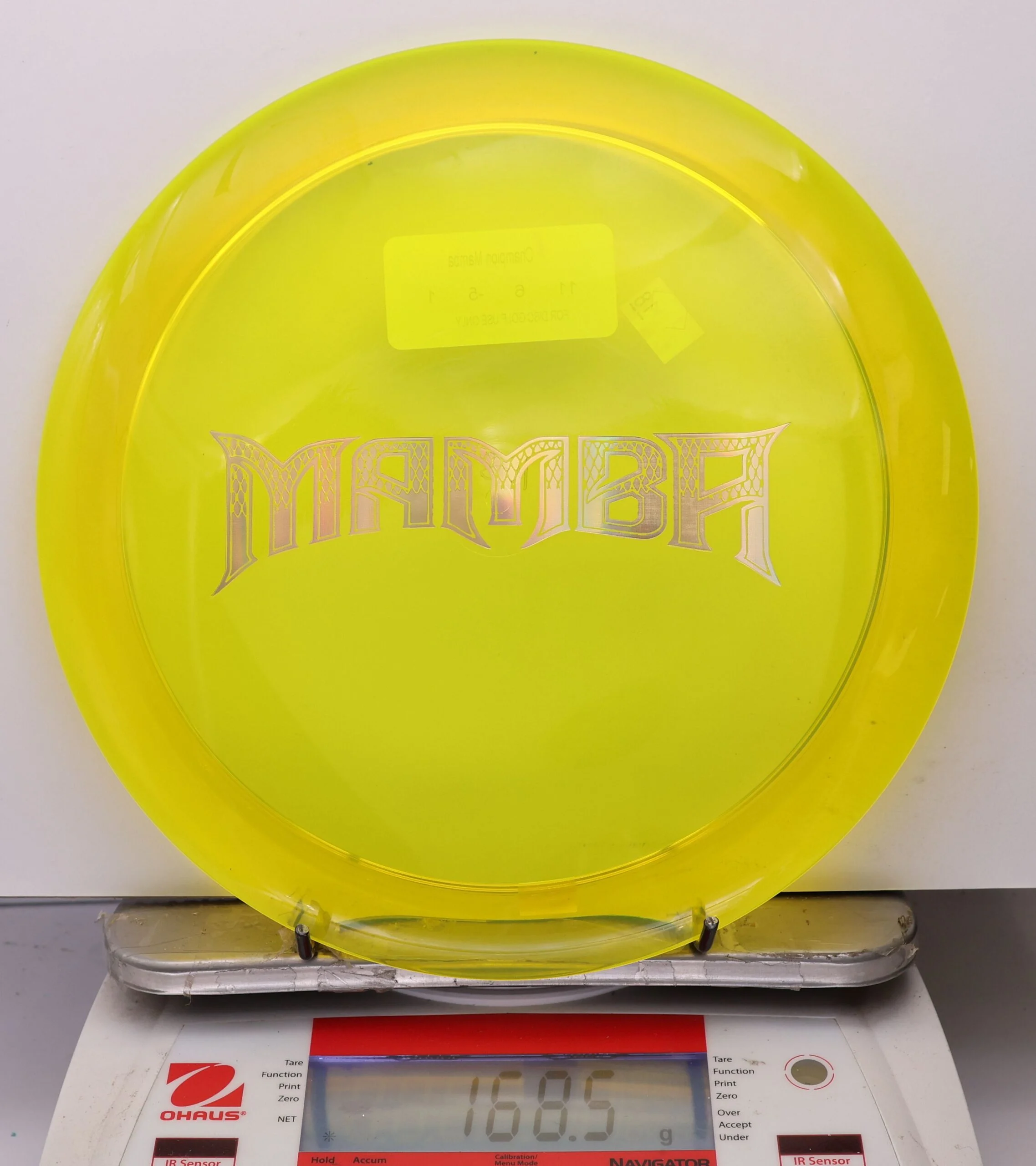 1076721 Super Clear Champion Mamba, Bar Stamp - #18 Yellow, 169