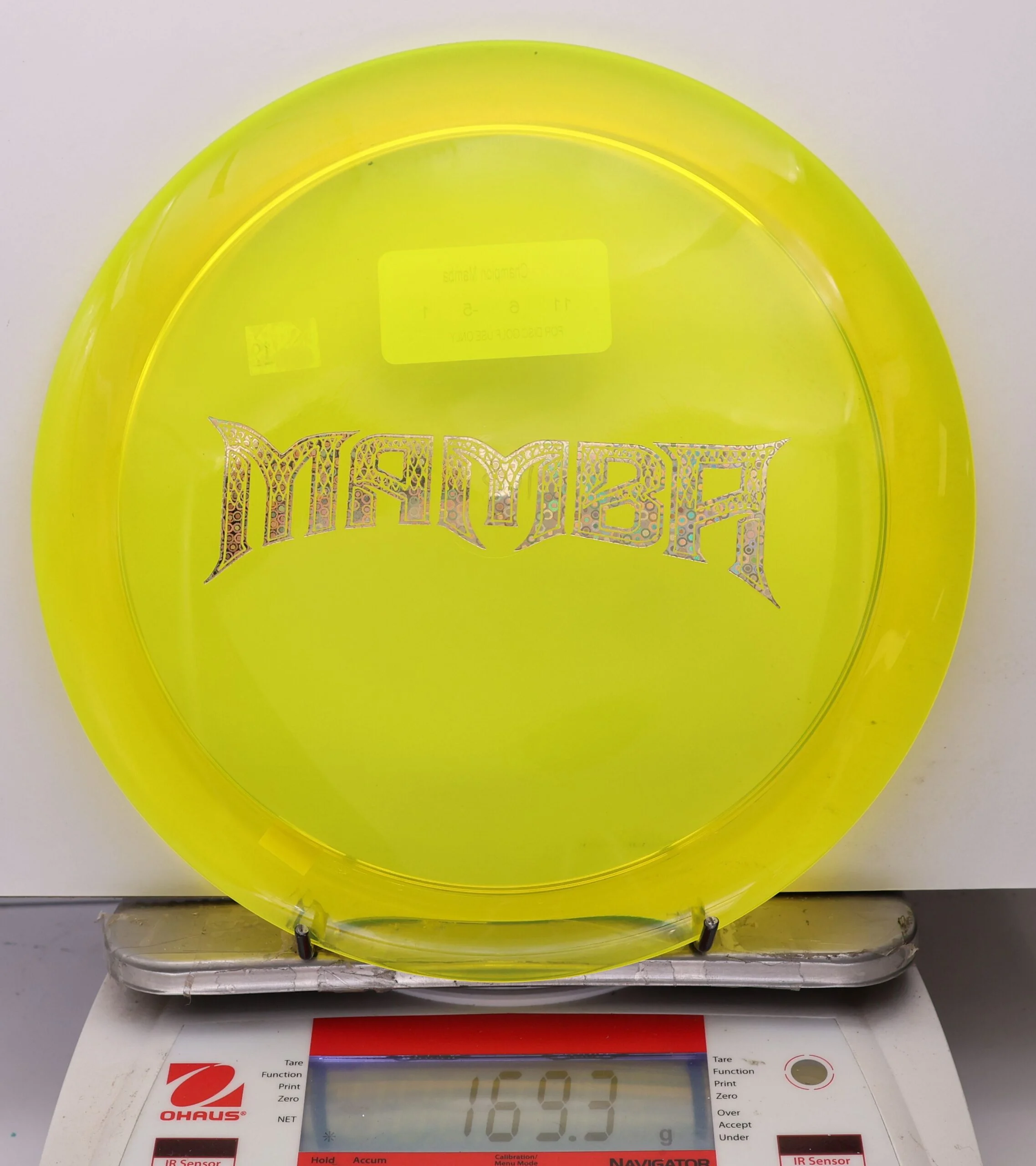 1076722 Super Clear Champion Mamba, Bar Stamp - #19 Yellow, 169