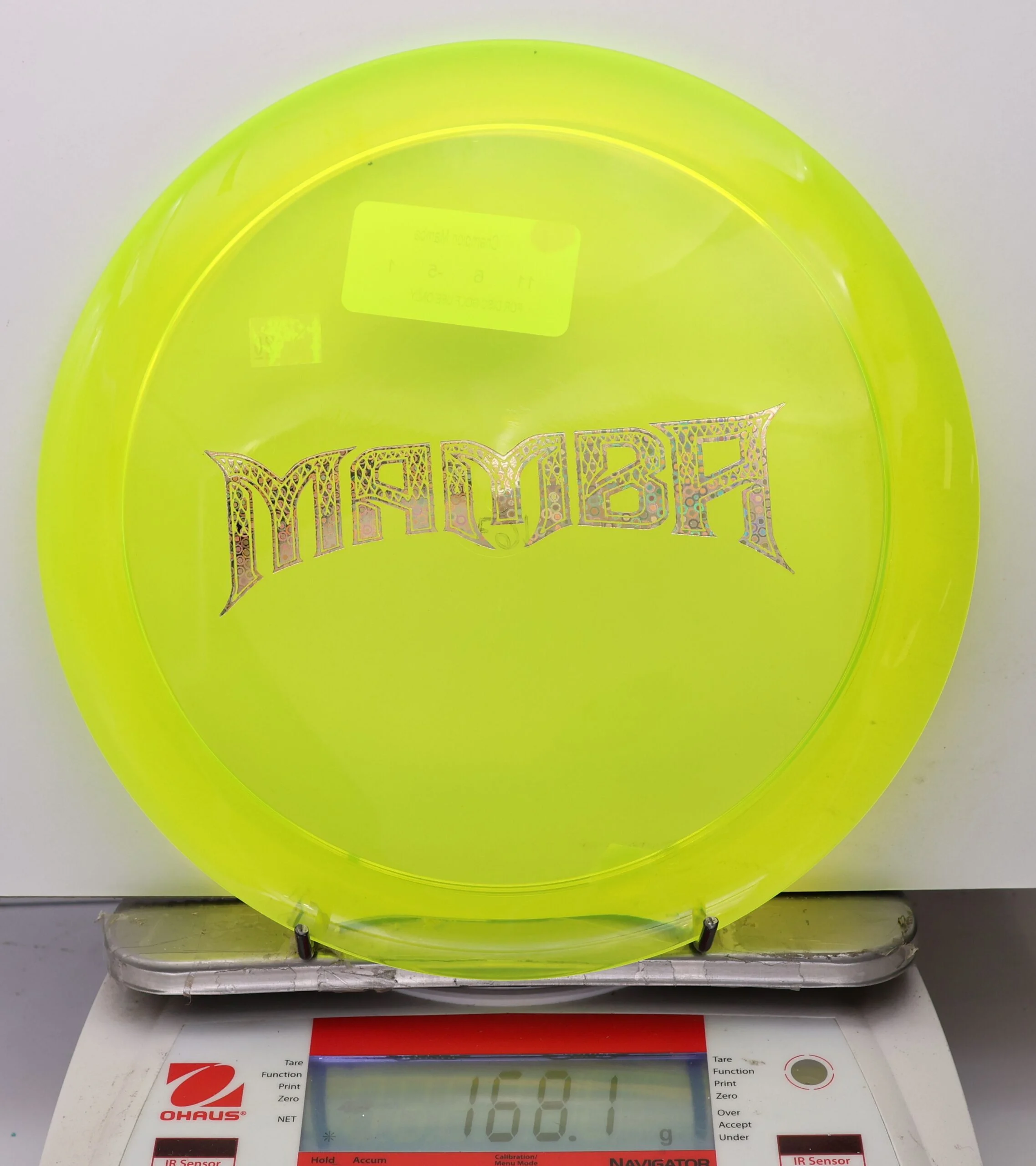 1076723 Super Clear Champion Mamba, Bar Stamp - #20 NYellow, 168