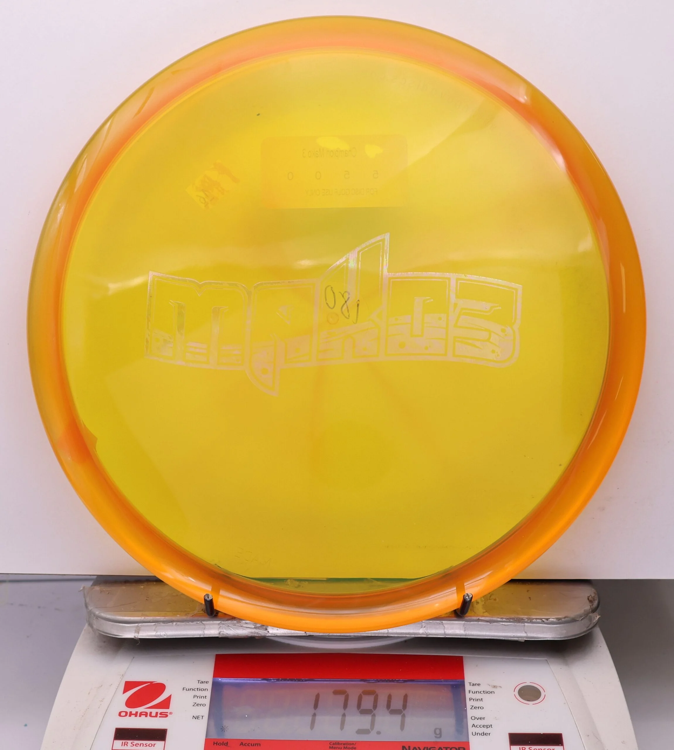 1076962 Super Clear Champion Mako3, Bar Stamp - #16 OrangeYellow, 179